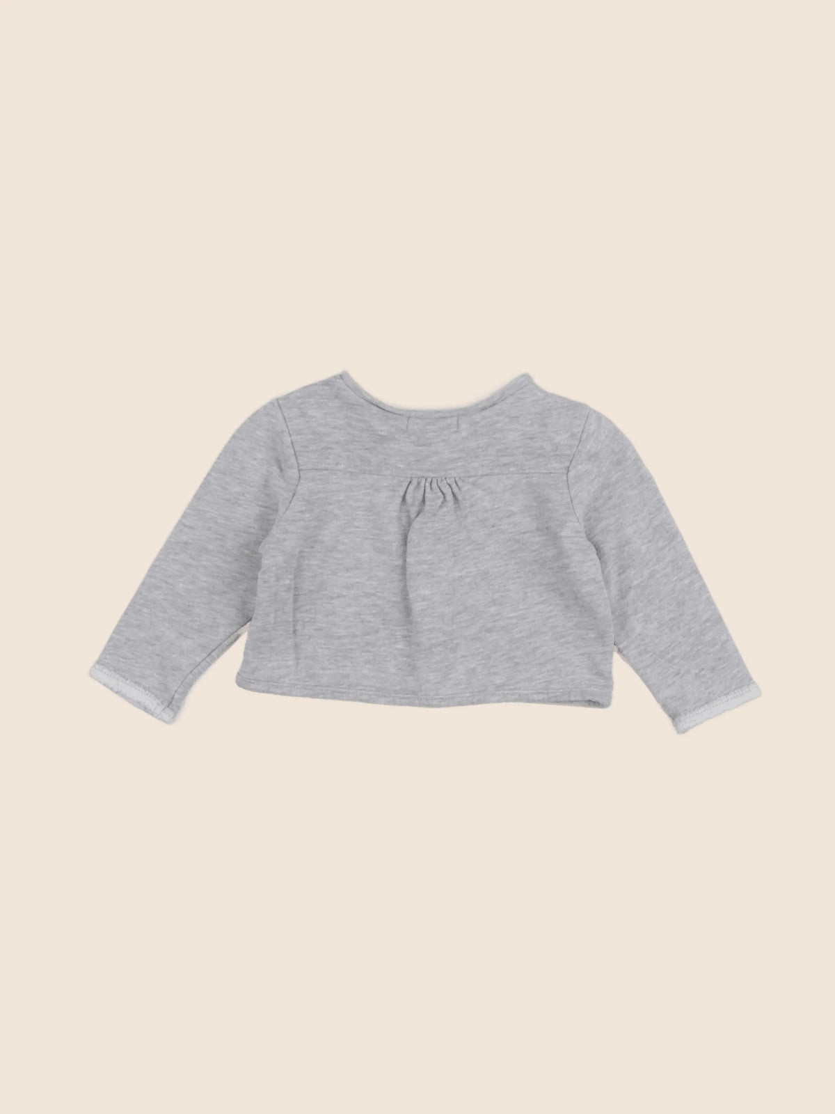 Vertbaudet - gilet gris - 6 mois