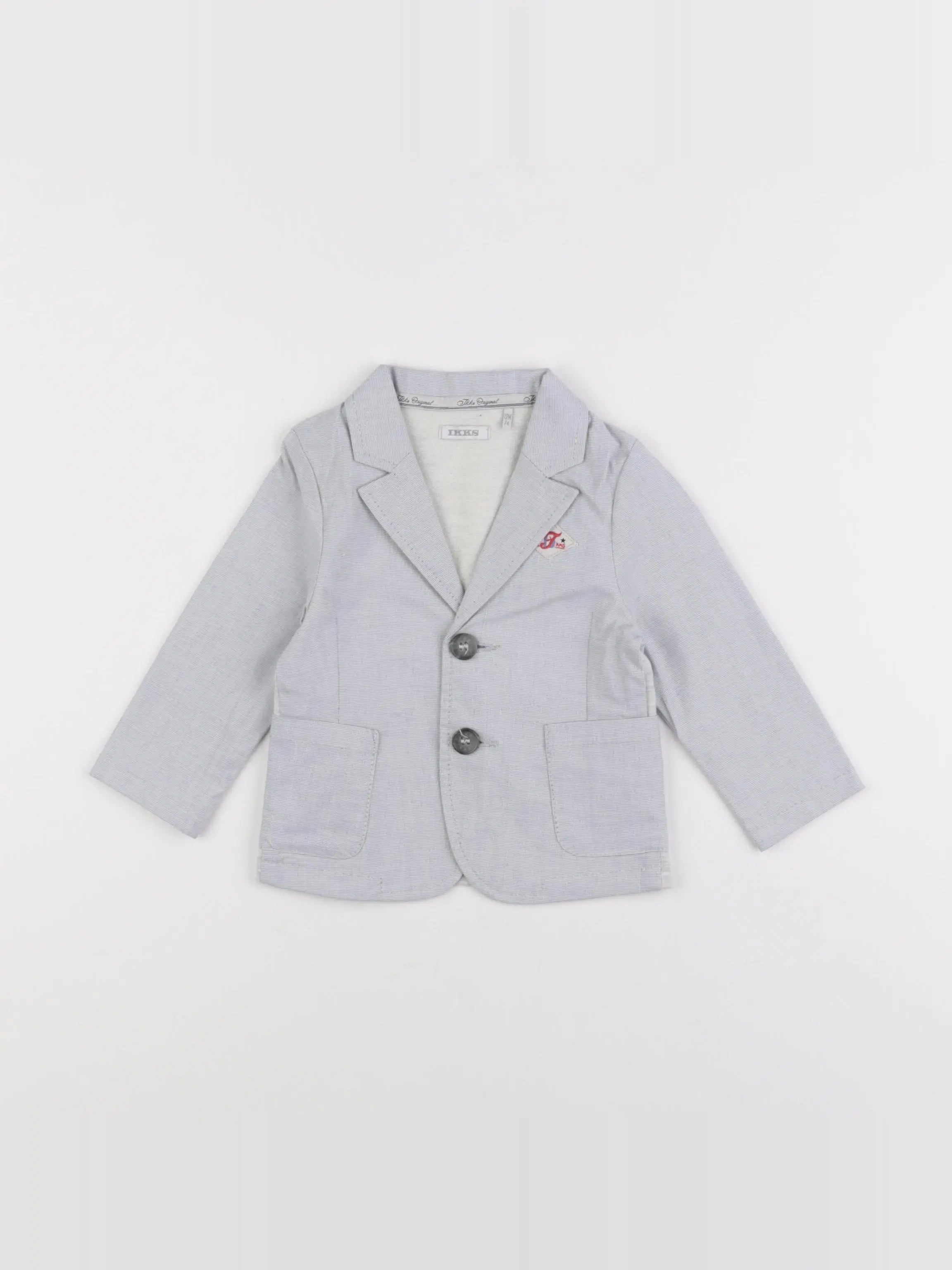 IKKS - veste gris - 12 mois