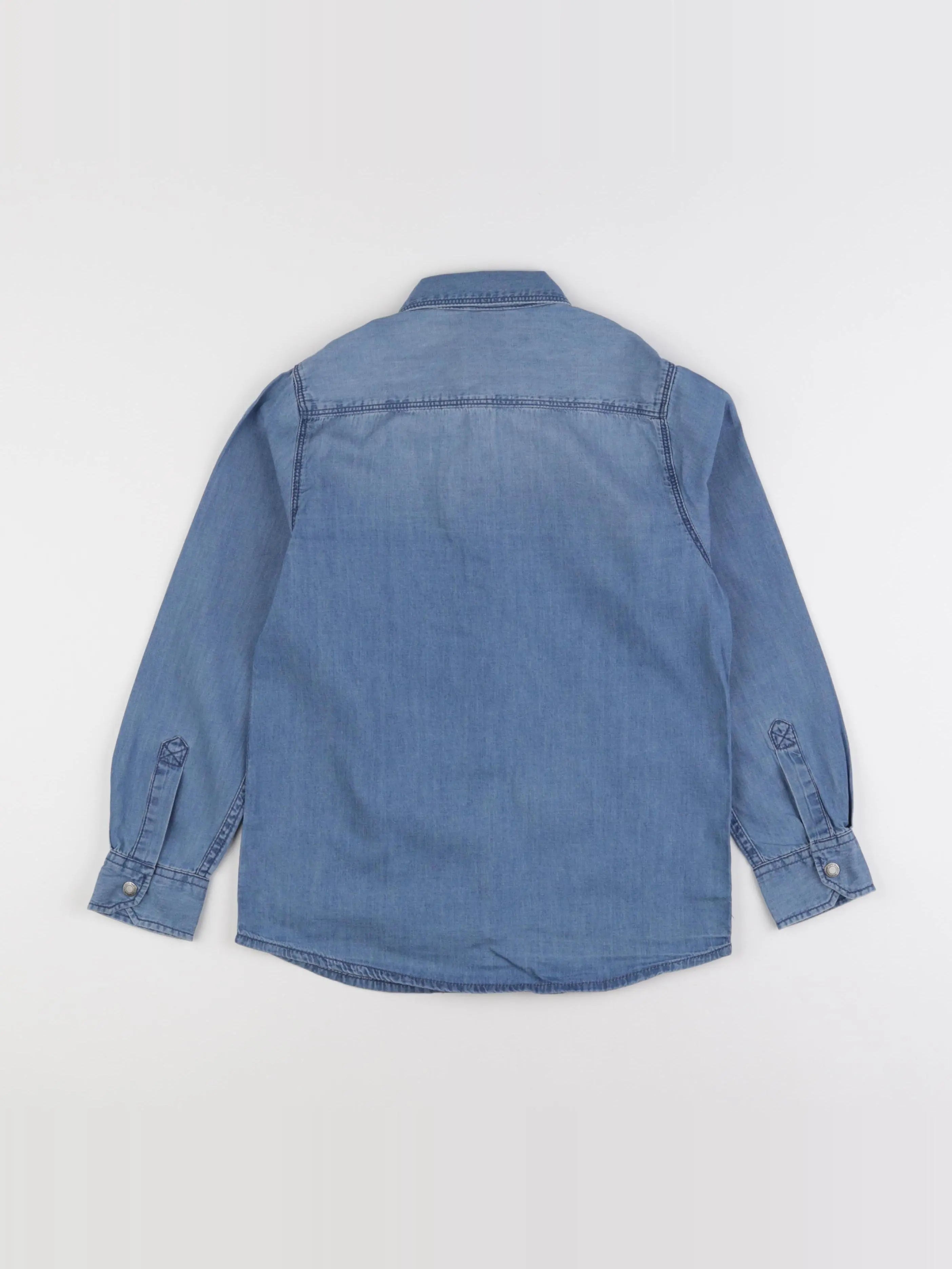 Vertbaudet - chemise bleu - 10 ans