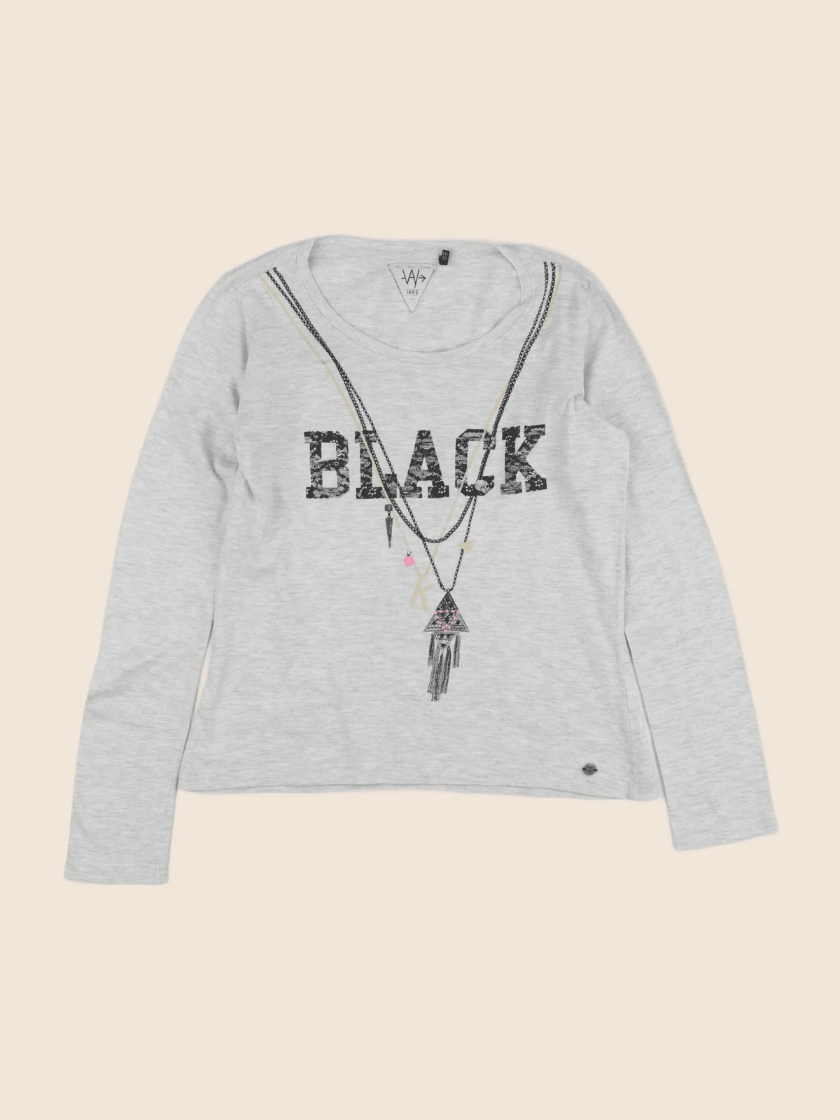 IKKS - tee-shirt gris - 12 ans