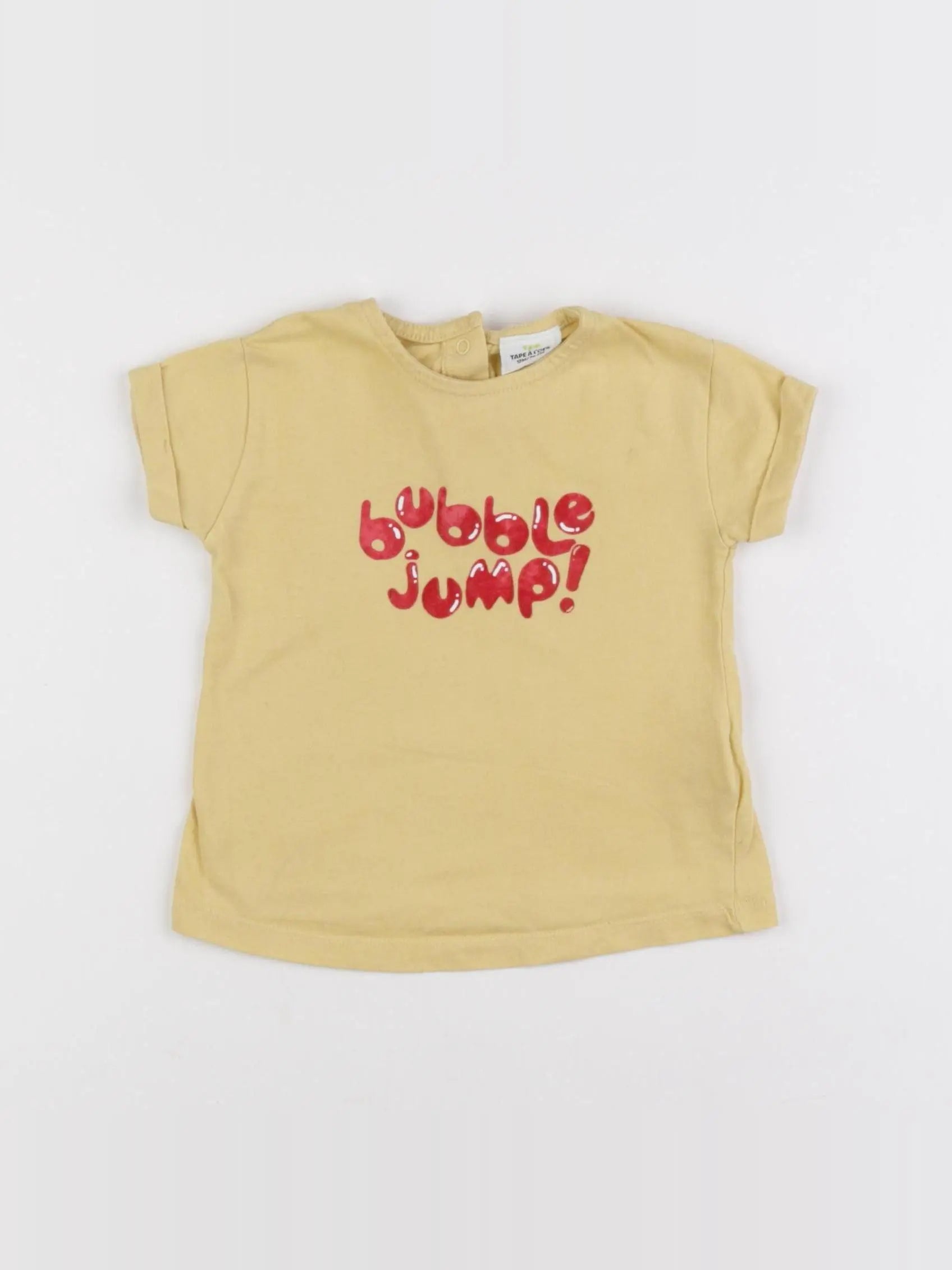 Tape à l'oeil - tee-shirt jaune - 12 mois
