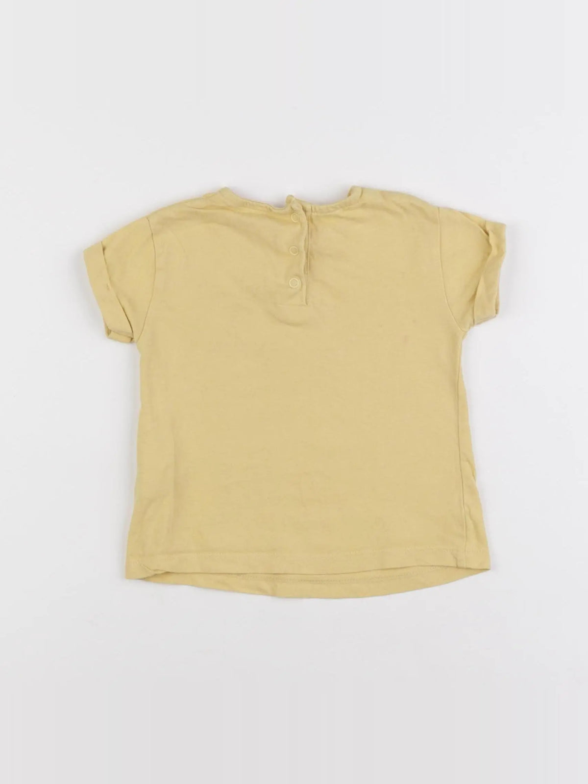 Tape à l'oeil - tee-shirt jaune - 12 mois
