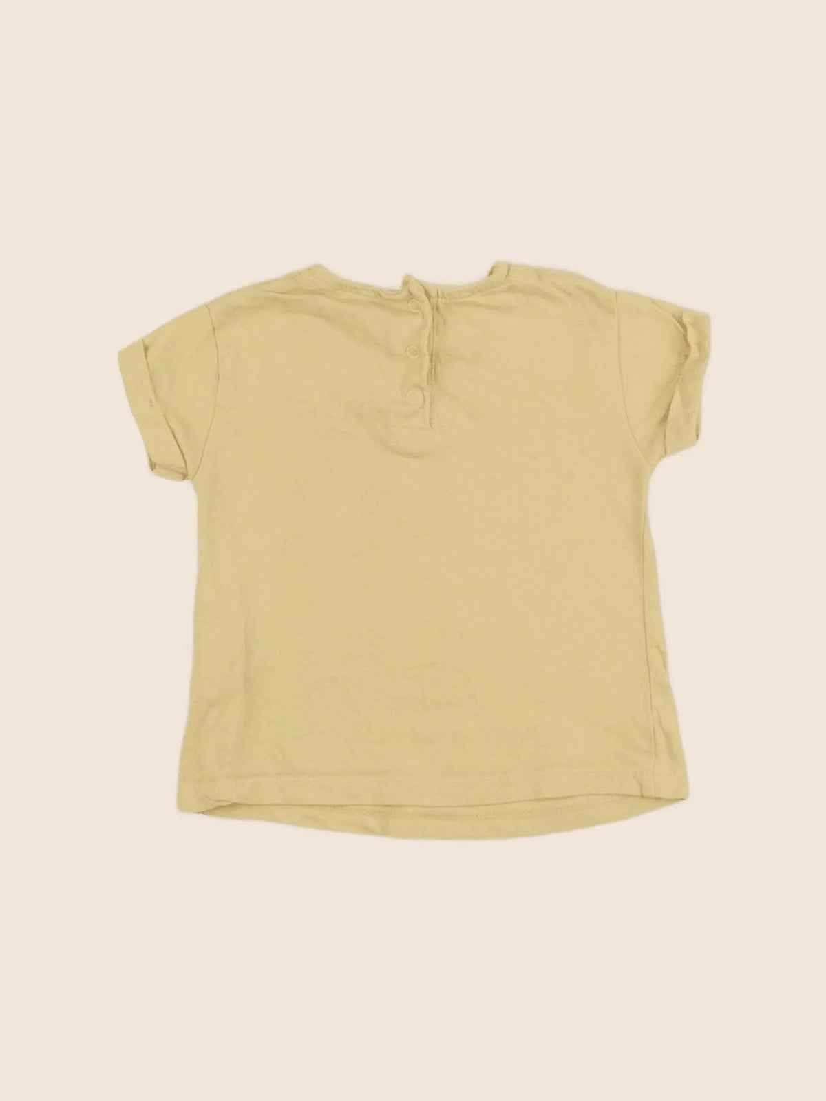 Tape à l'oeil - tee-shirt jaune - 12 mois