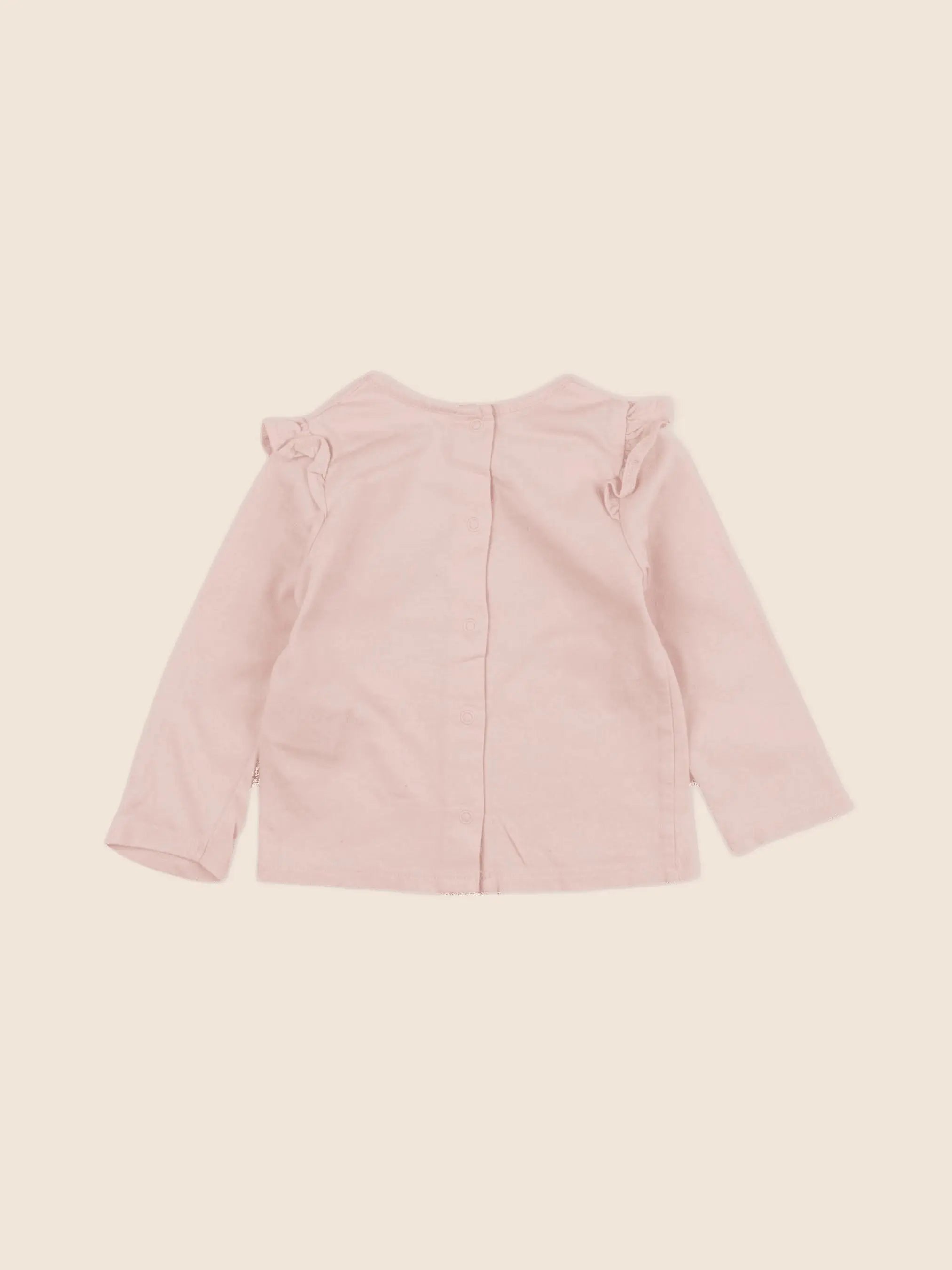 Vertbaudet - tee-shirt rose - 9 mois