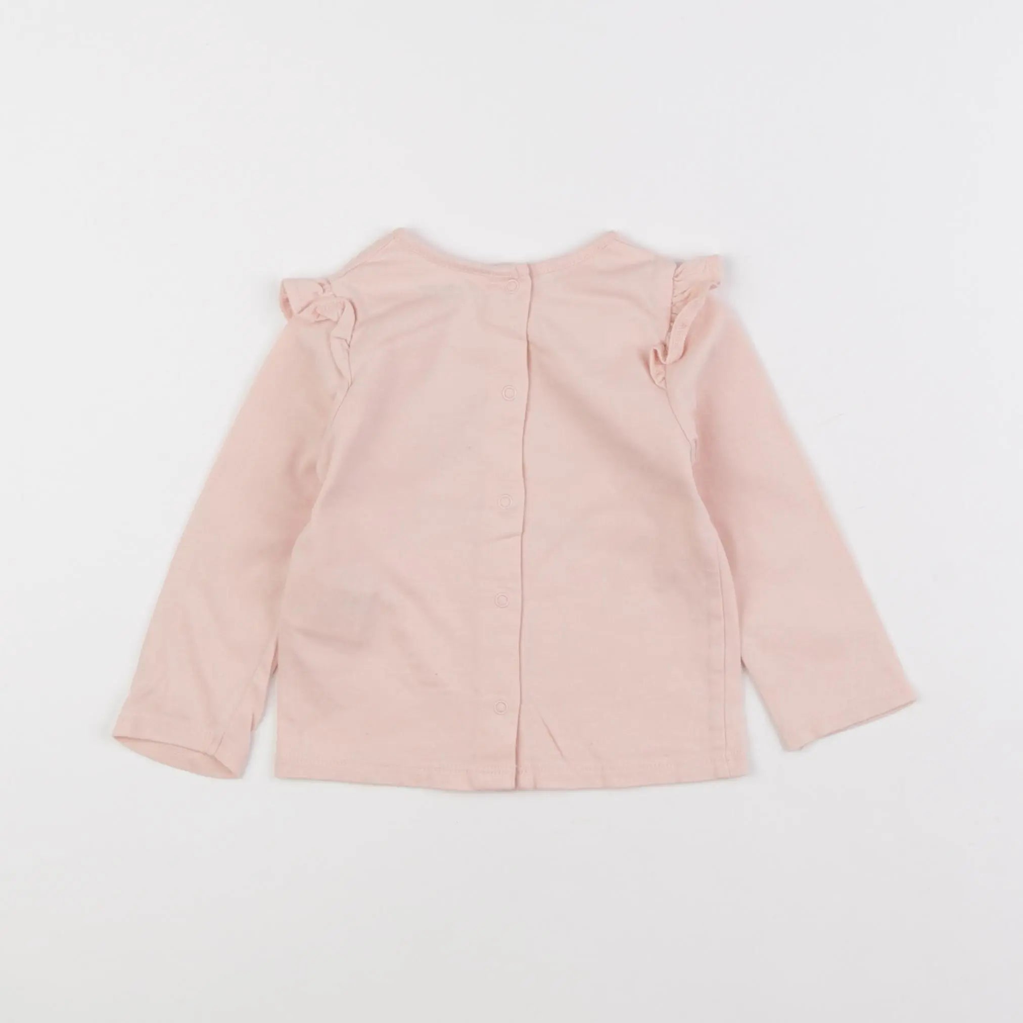 Vertbaudet - tee-shirt rose - 9 mois
