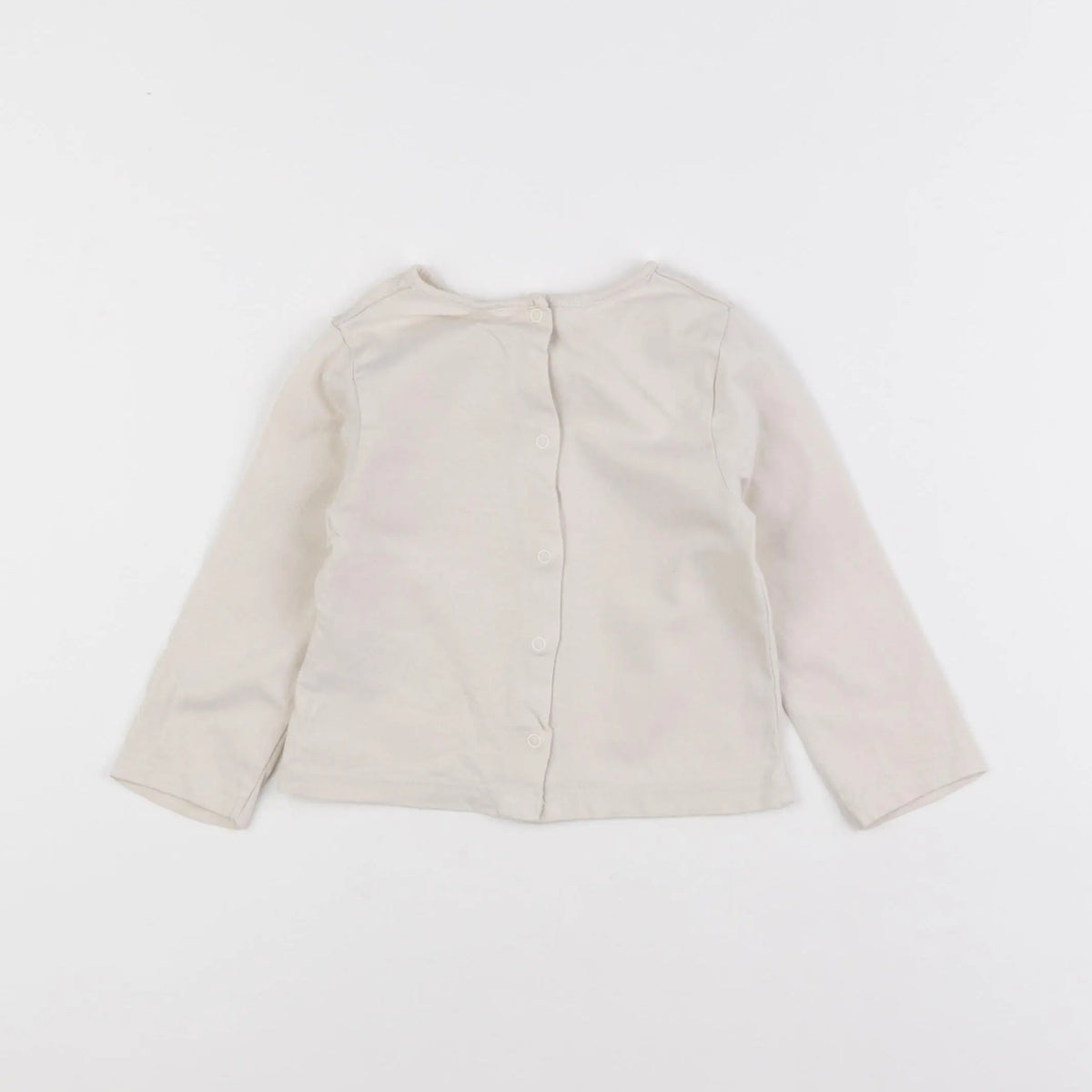 Vertbaudet - tee-shirt blanc - 9 mois