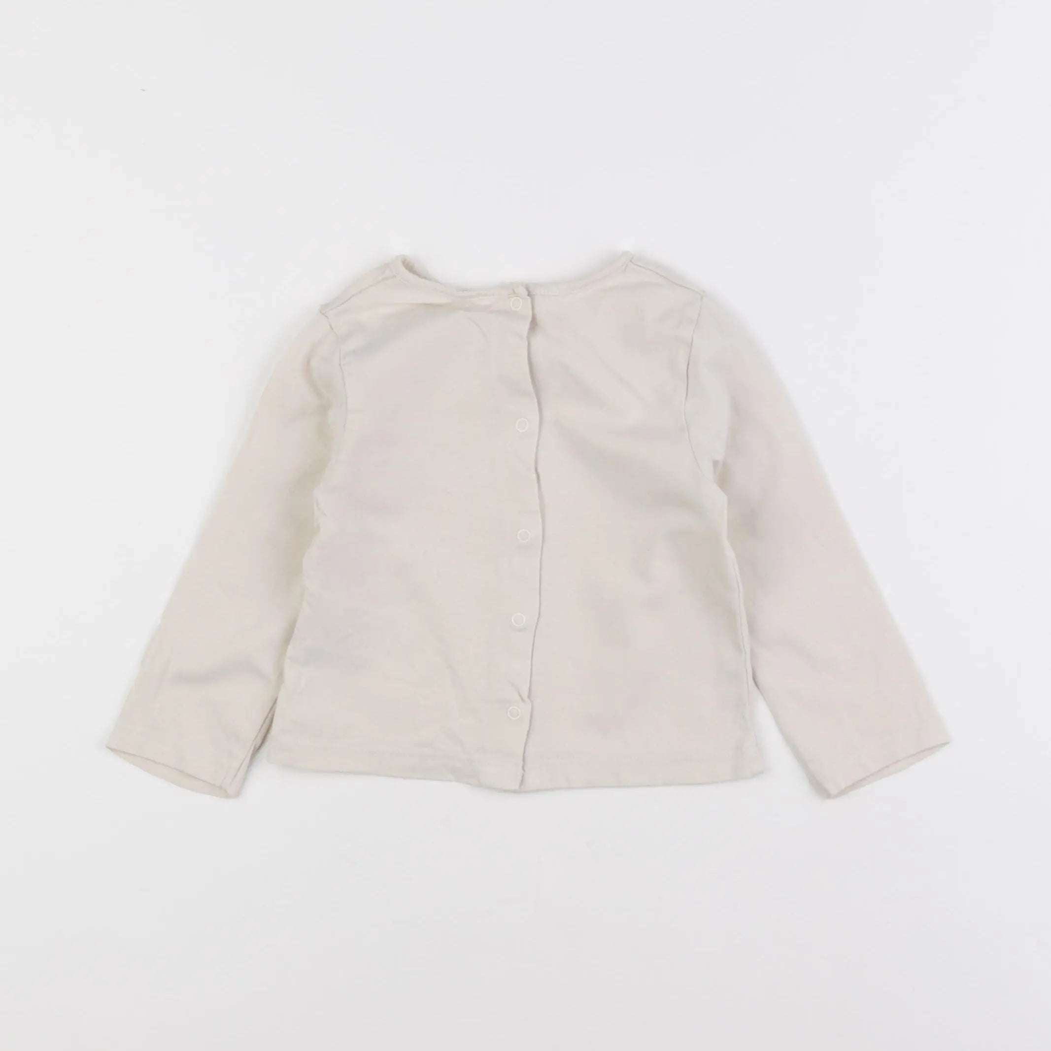 Vertbaudet - tee-shirt blanc - 9 mois