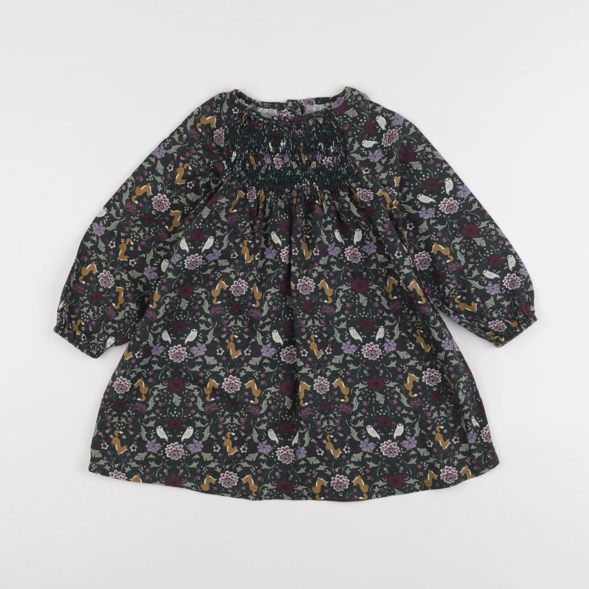 Vertbaudet - robe vert - 3 ans