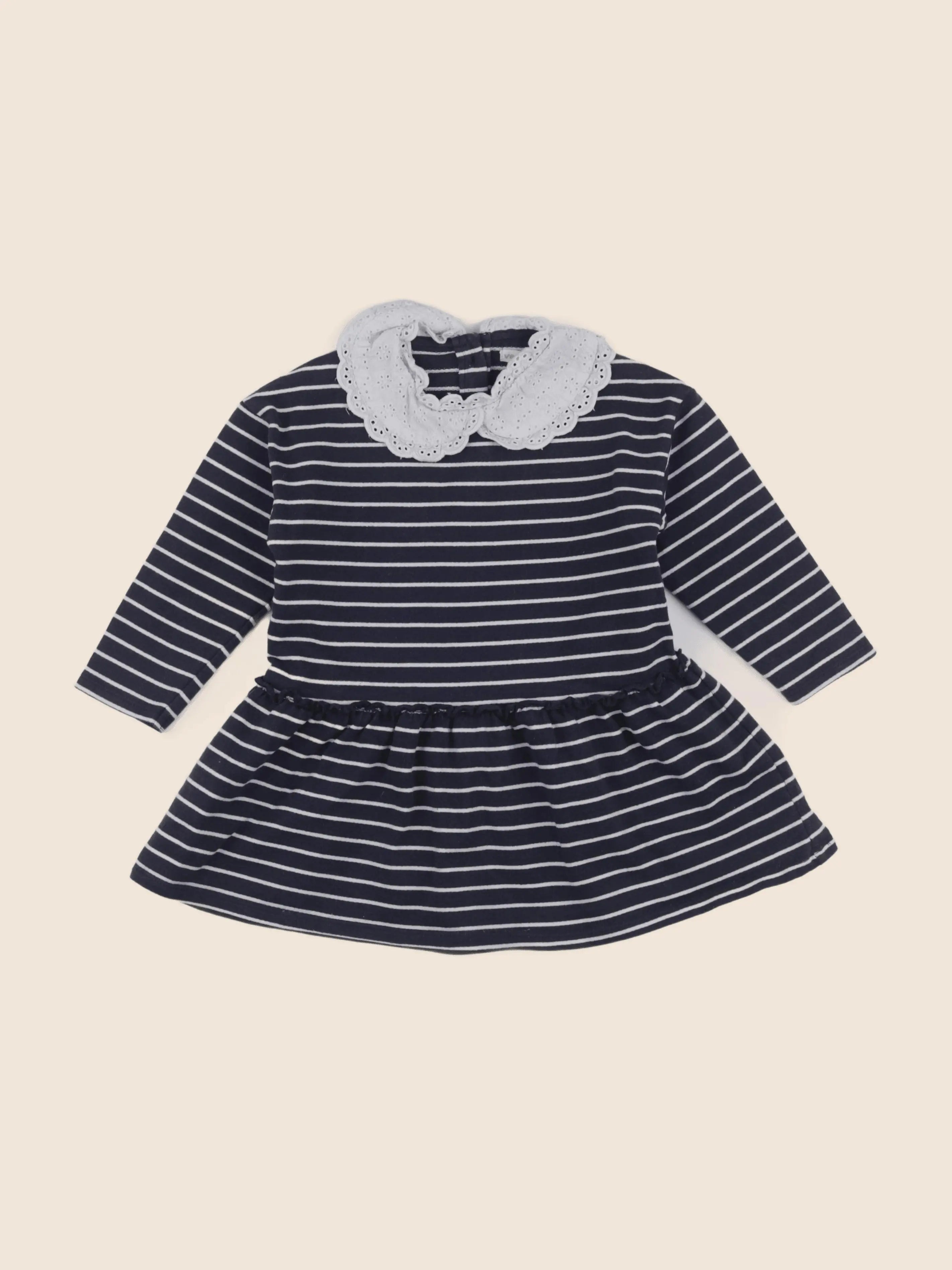 Vertbaudet - robe bleu - 3 ans