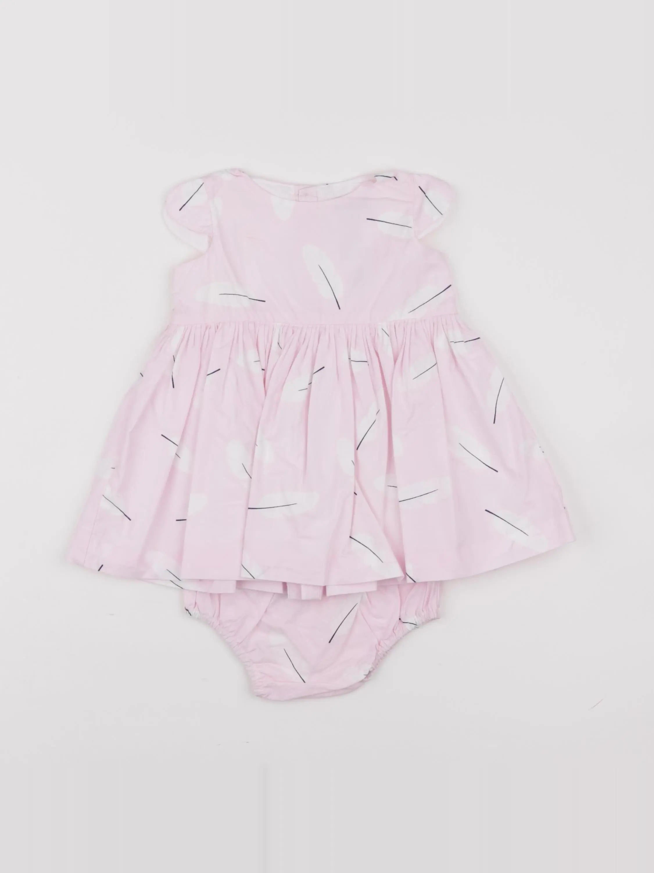 Jacadi - robe rose - 6 mois