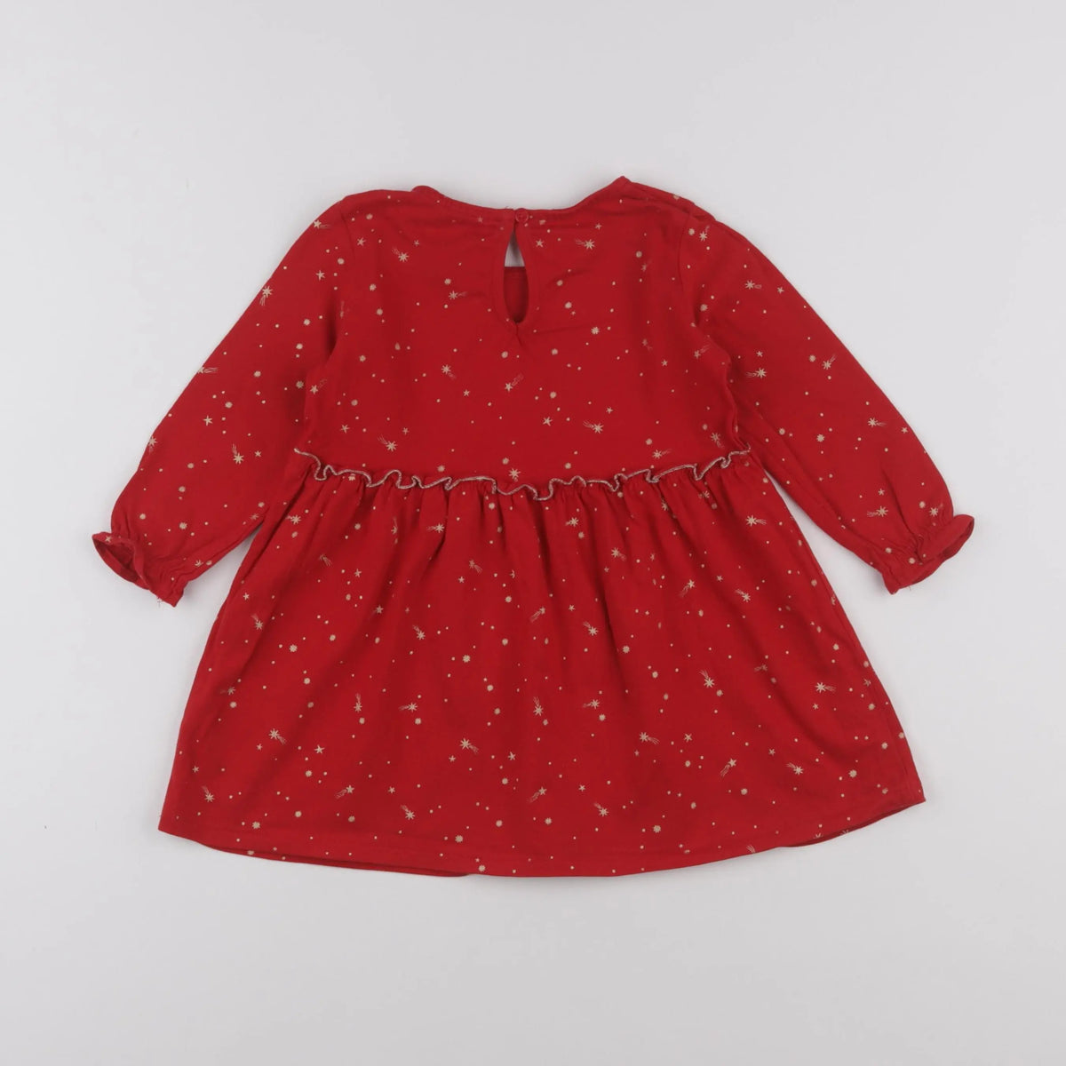 Vertbaudet - robe rouge - 2 ans