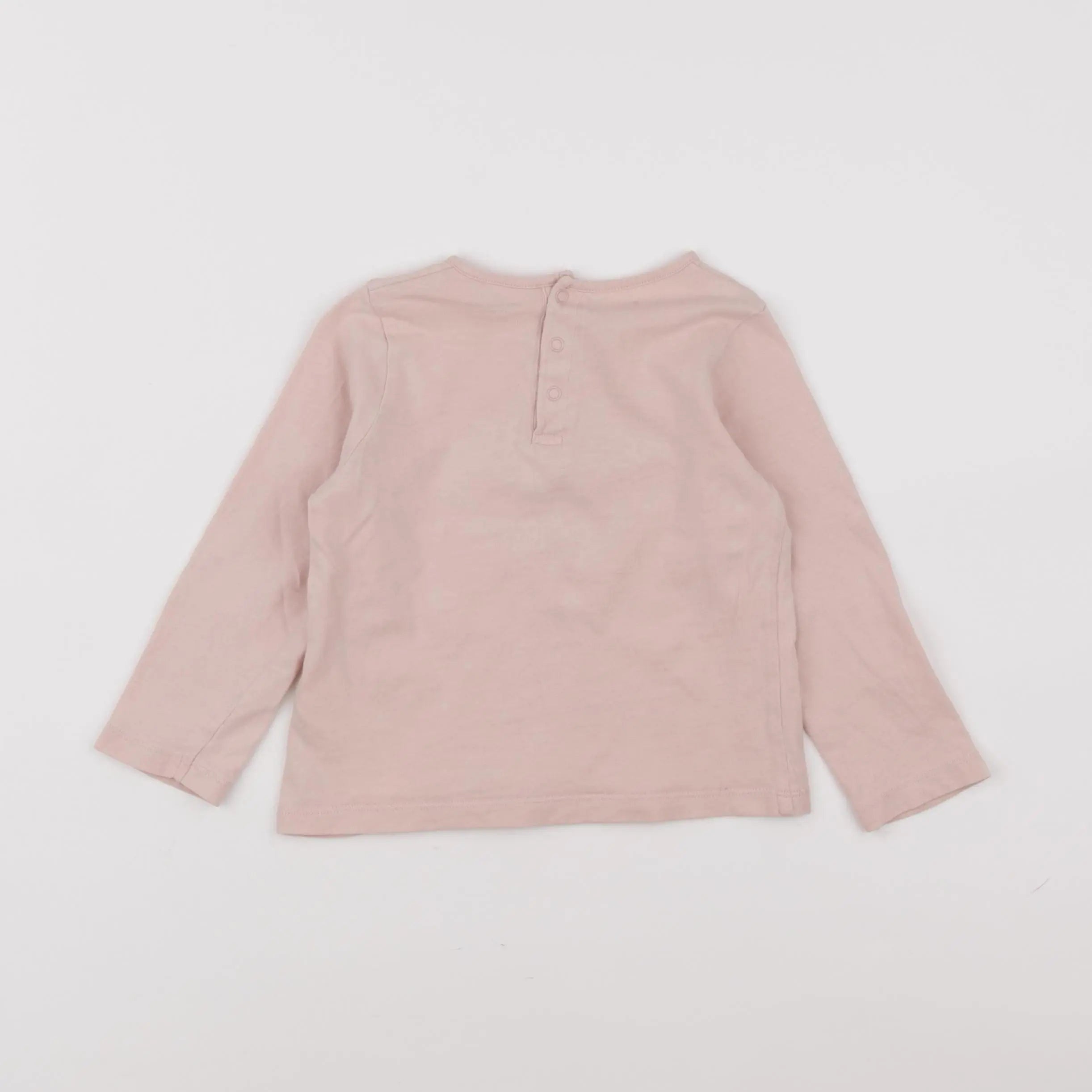 Vertbaudet - tee-shirt rose - 2 ans