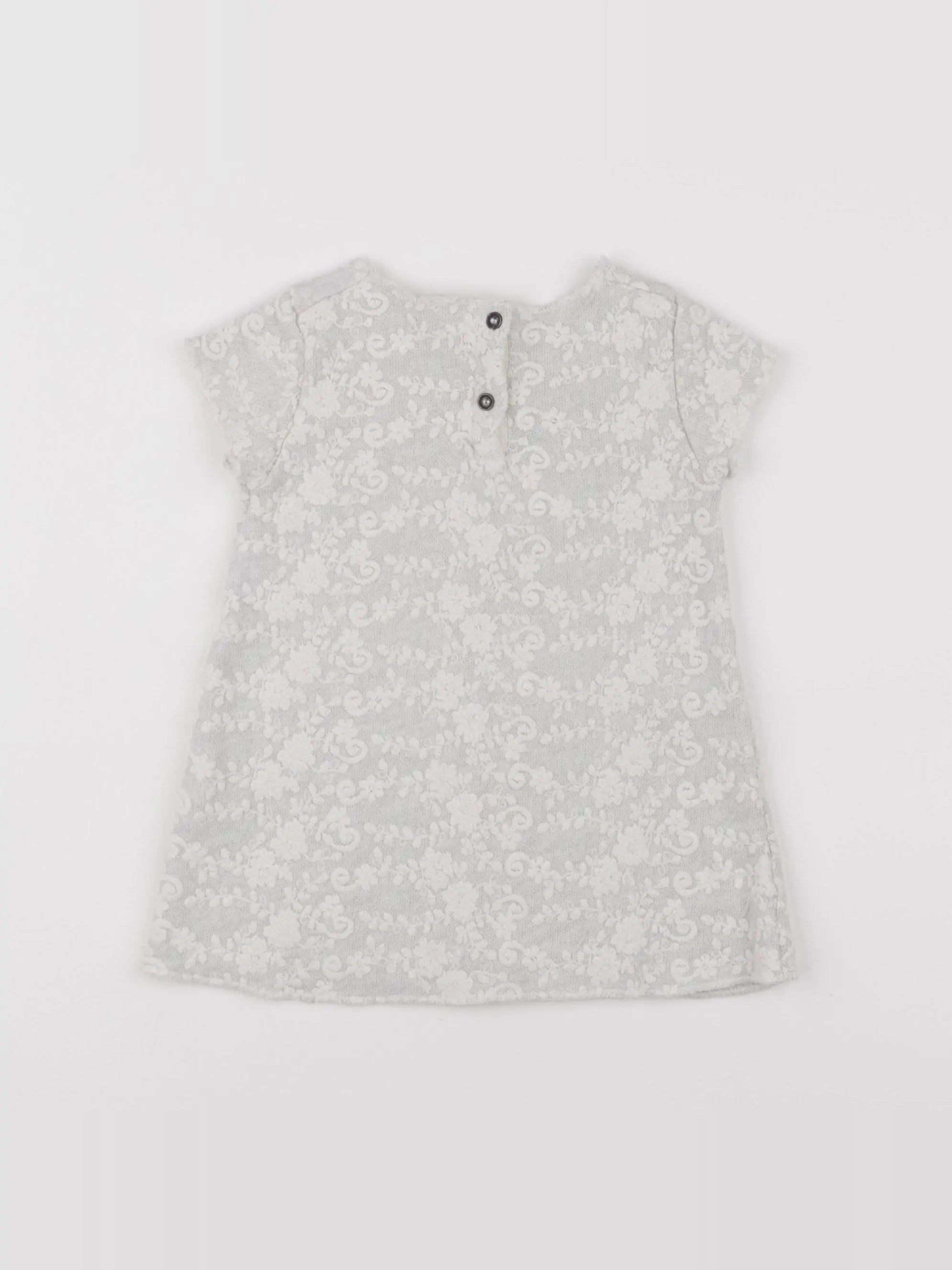 Zara - robe blanc - 9/12 mois