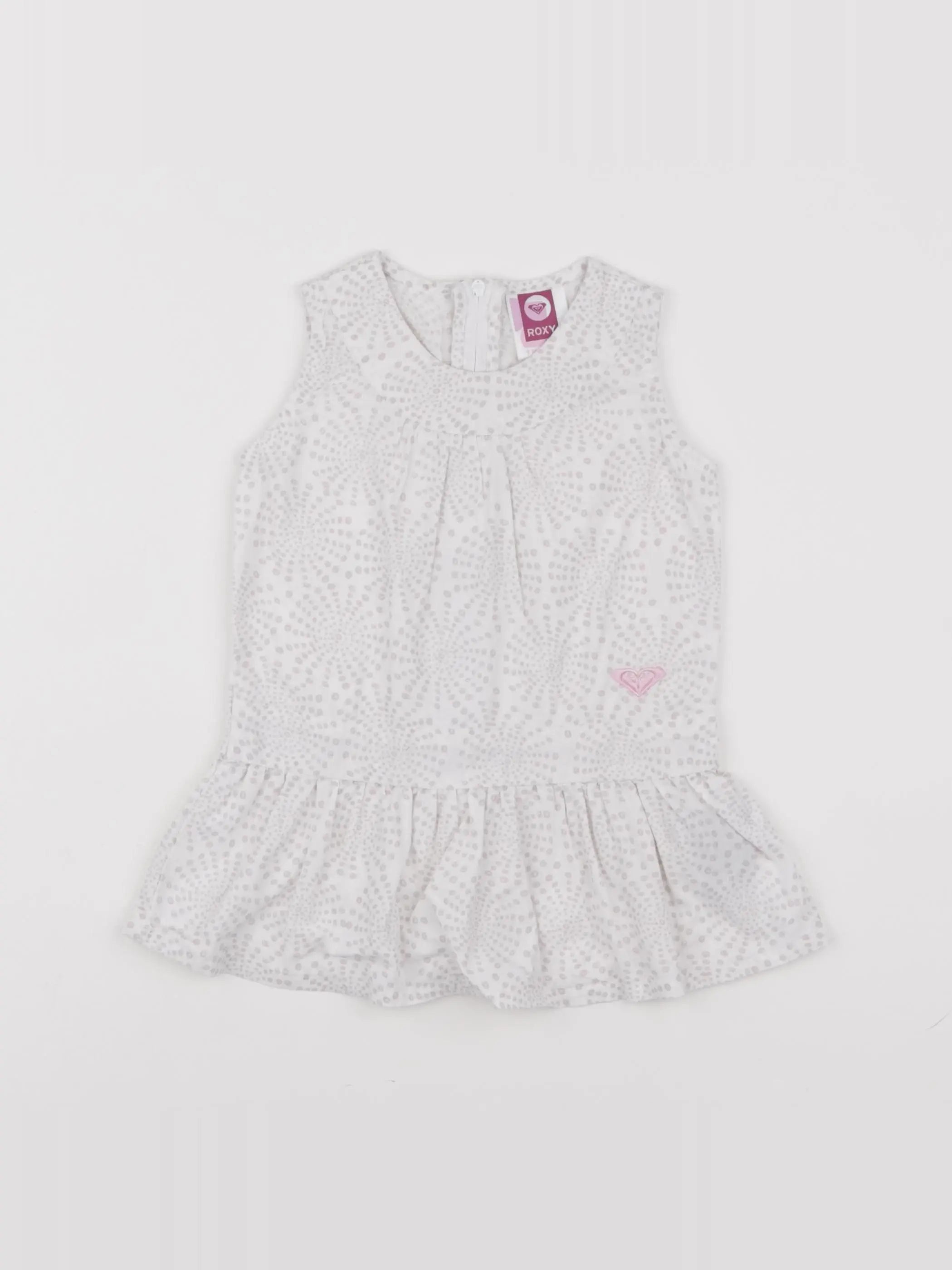 Roxy - robe blanc - 9 mois