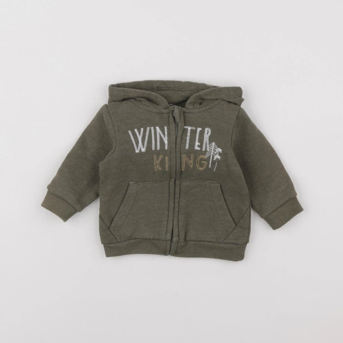 Vertbaudet - sweat vert - 3 mois