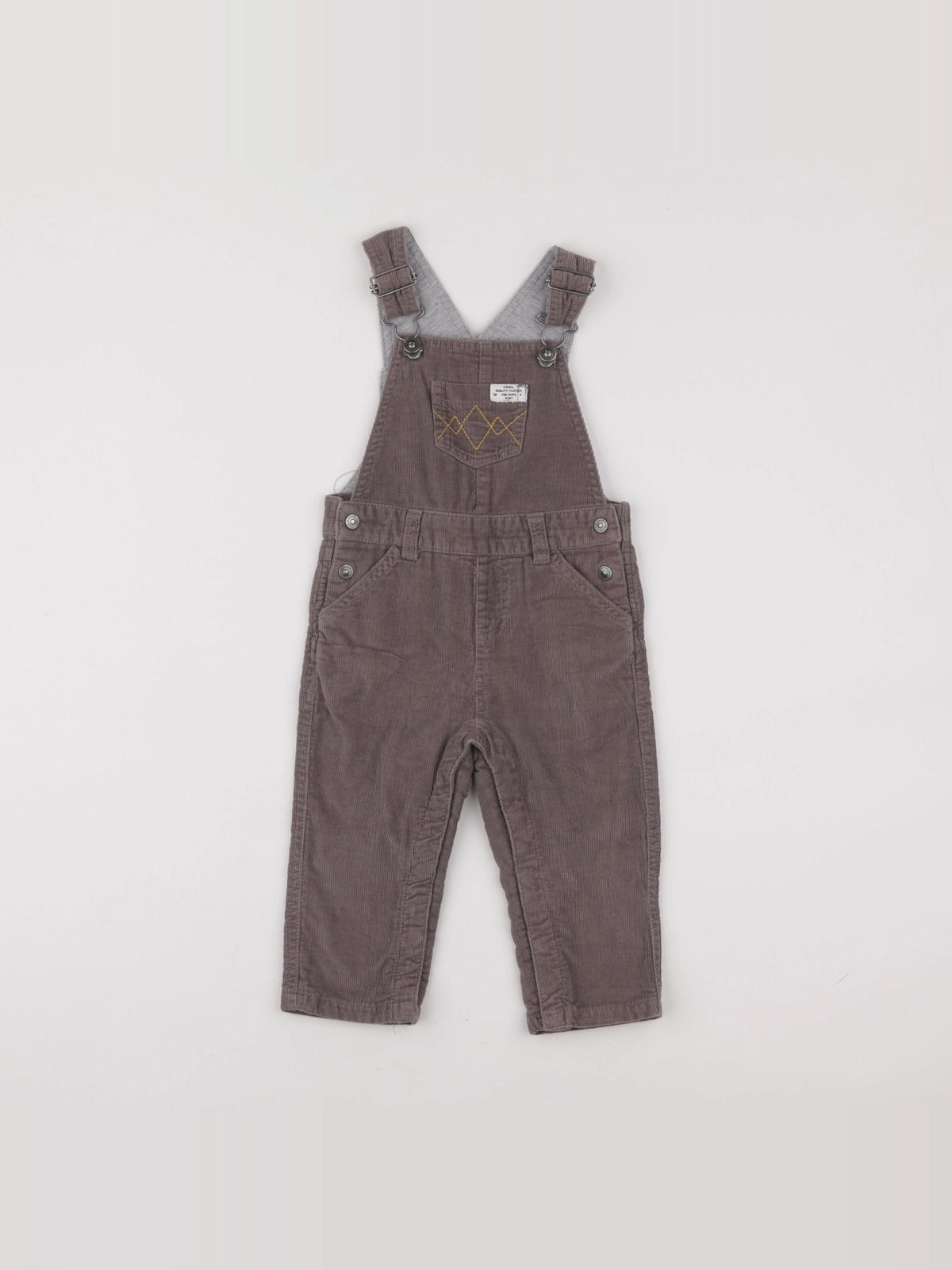 Cadet Rousselle - salopette marron - 12 mois