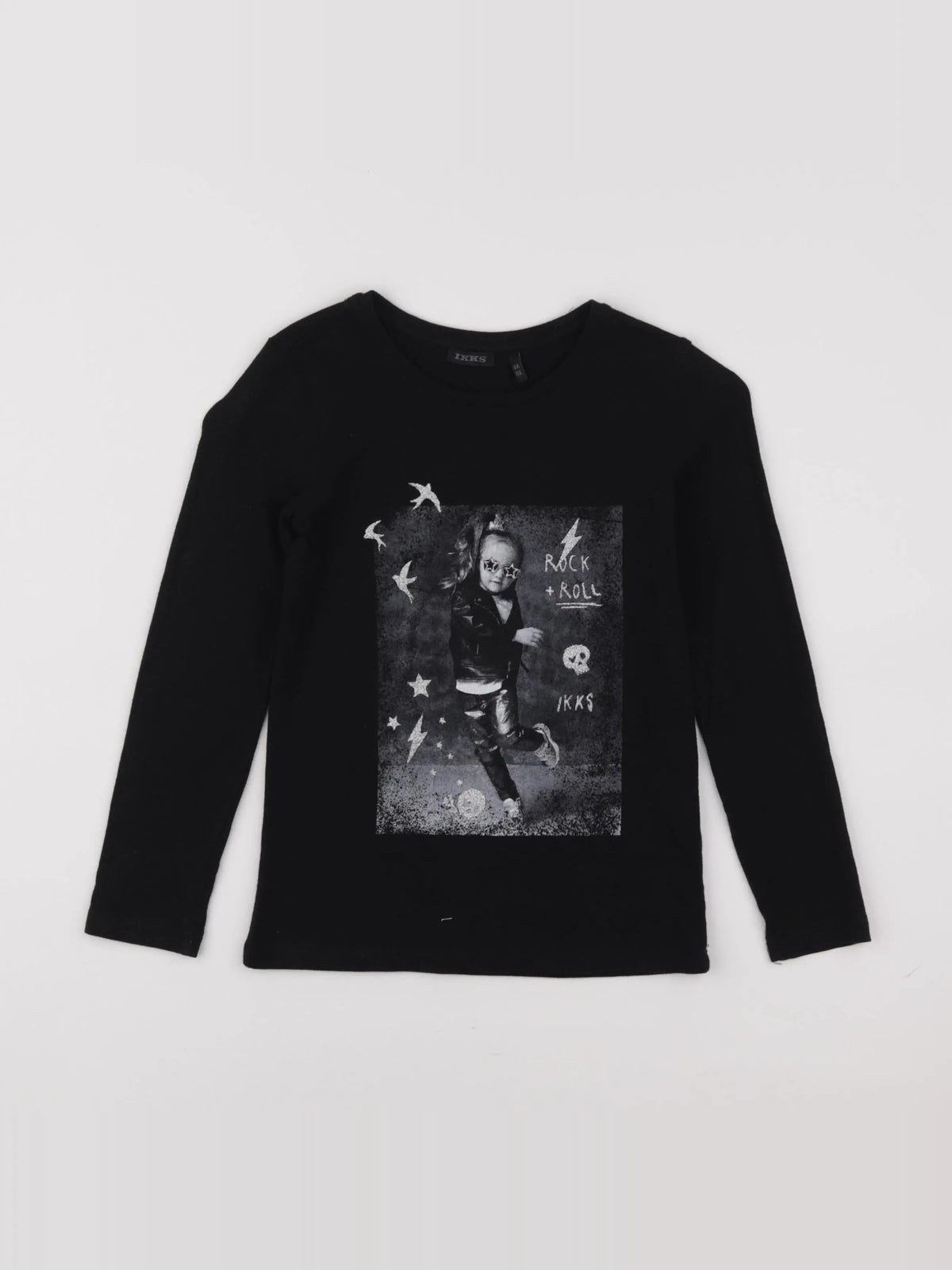 IKKS - tee-shirt noir - 6 ans