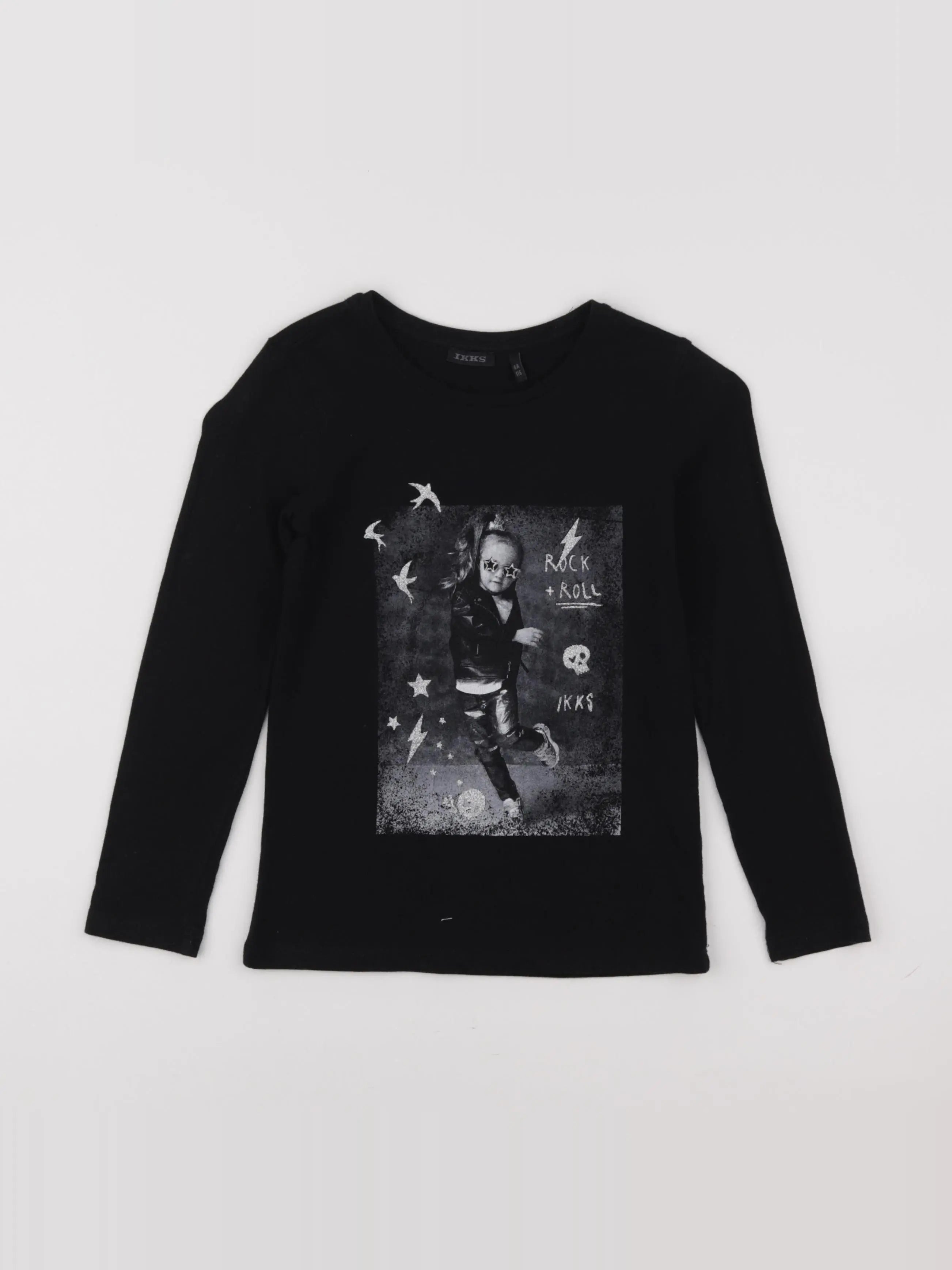 IKKS - tee-shirt noir - 6 ans