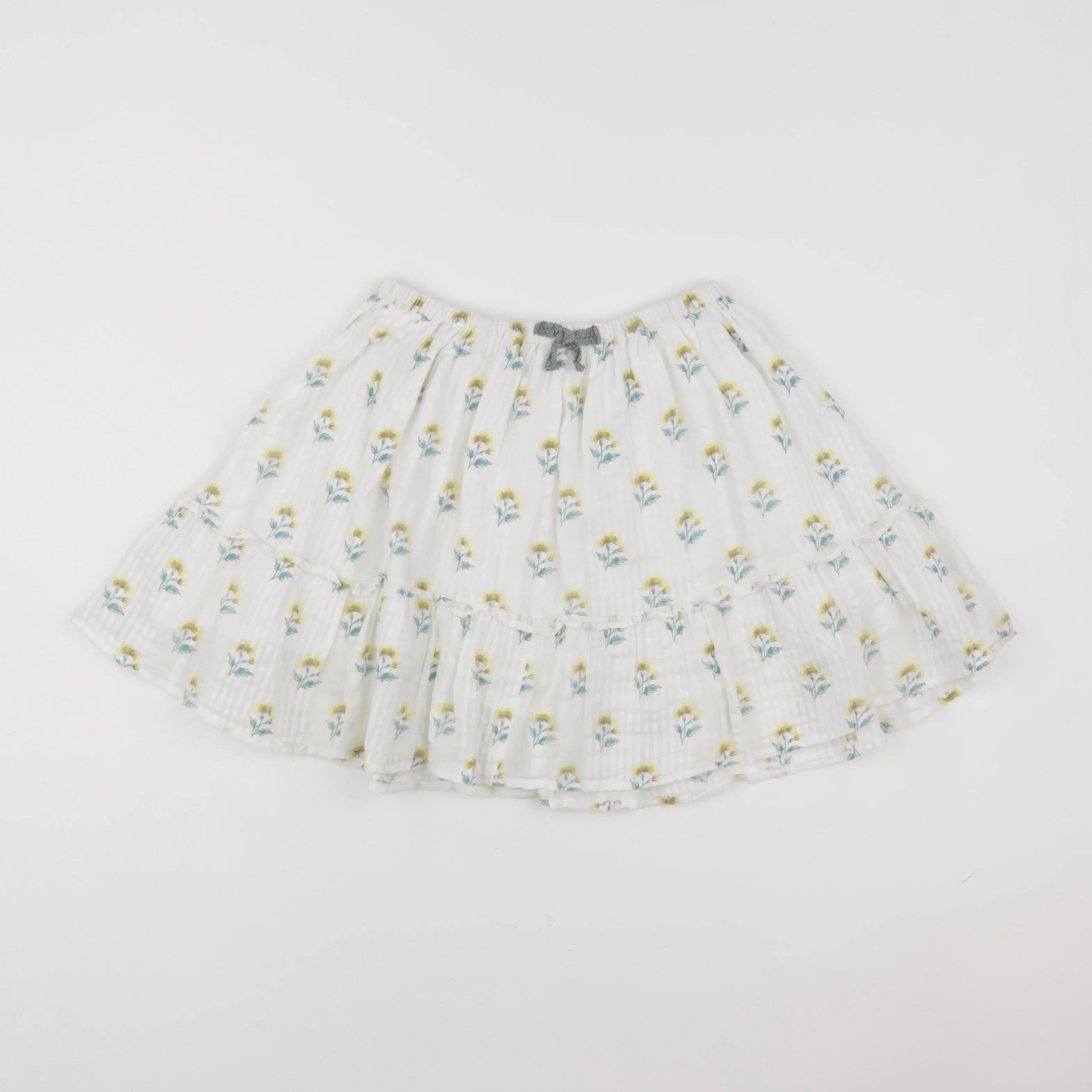 Cyrillus - jupe beige, jaune - 8 ans