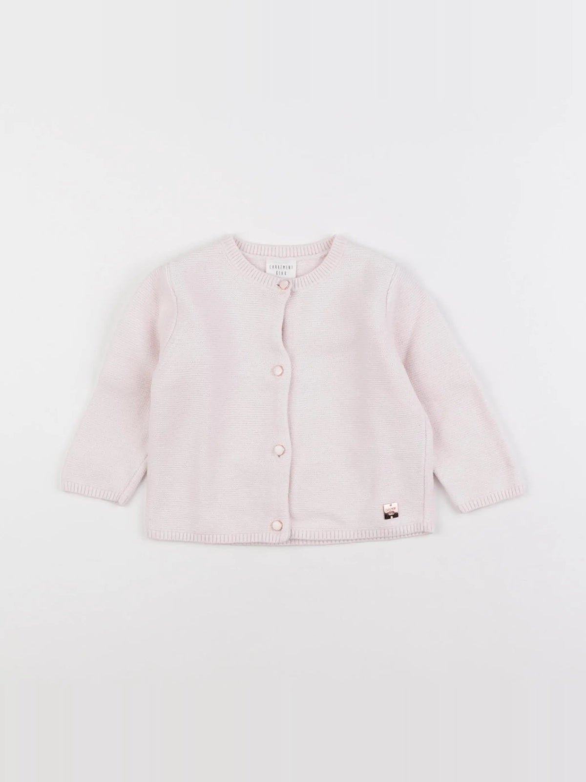 Carrément Beau - gilet rose - 12 mois