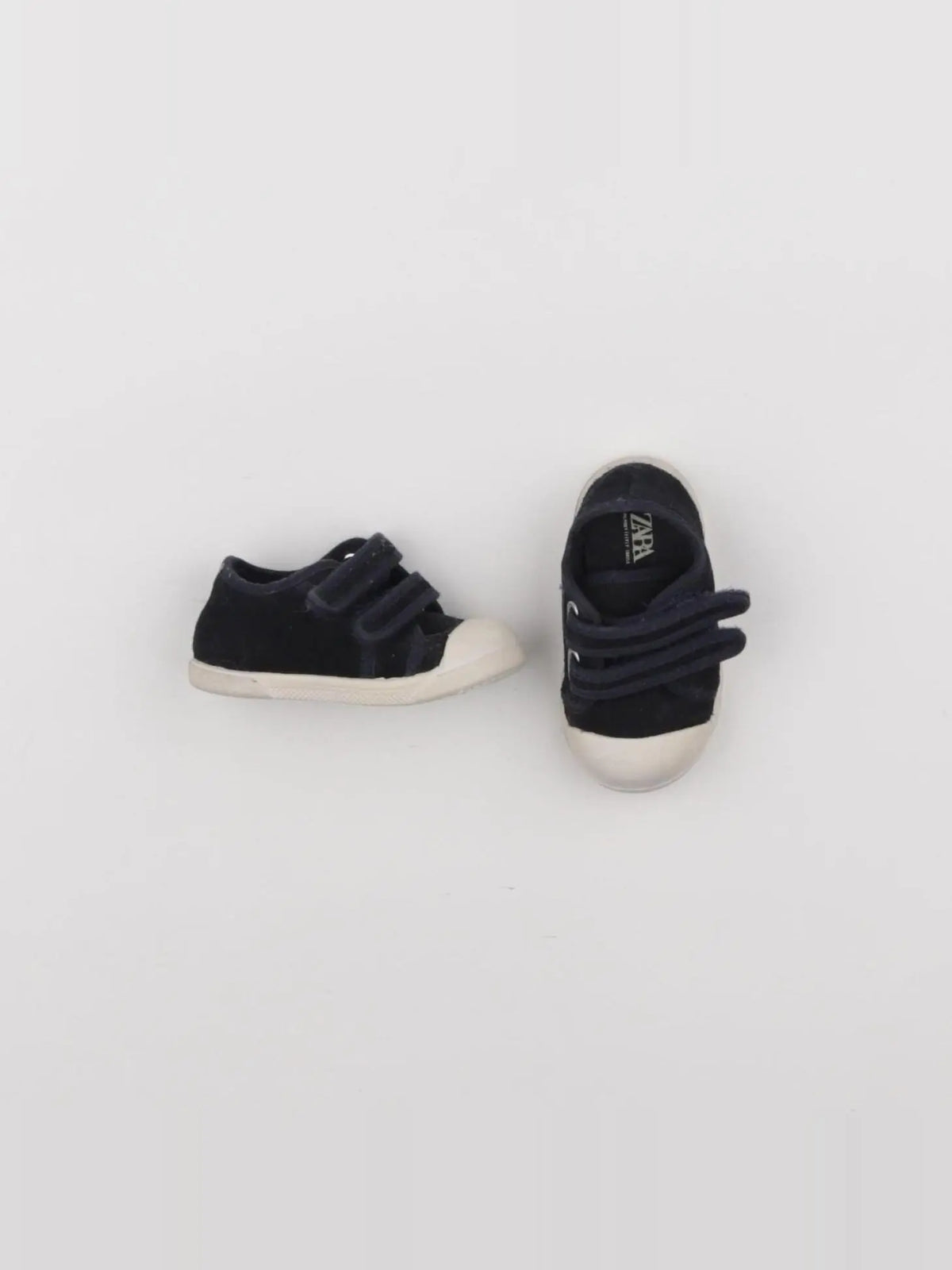 Zara - tennis à scratch/ lacets bleu - pointure 18