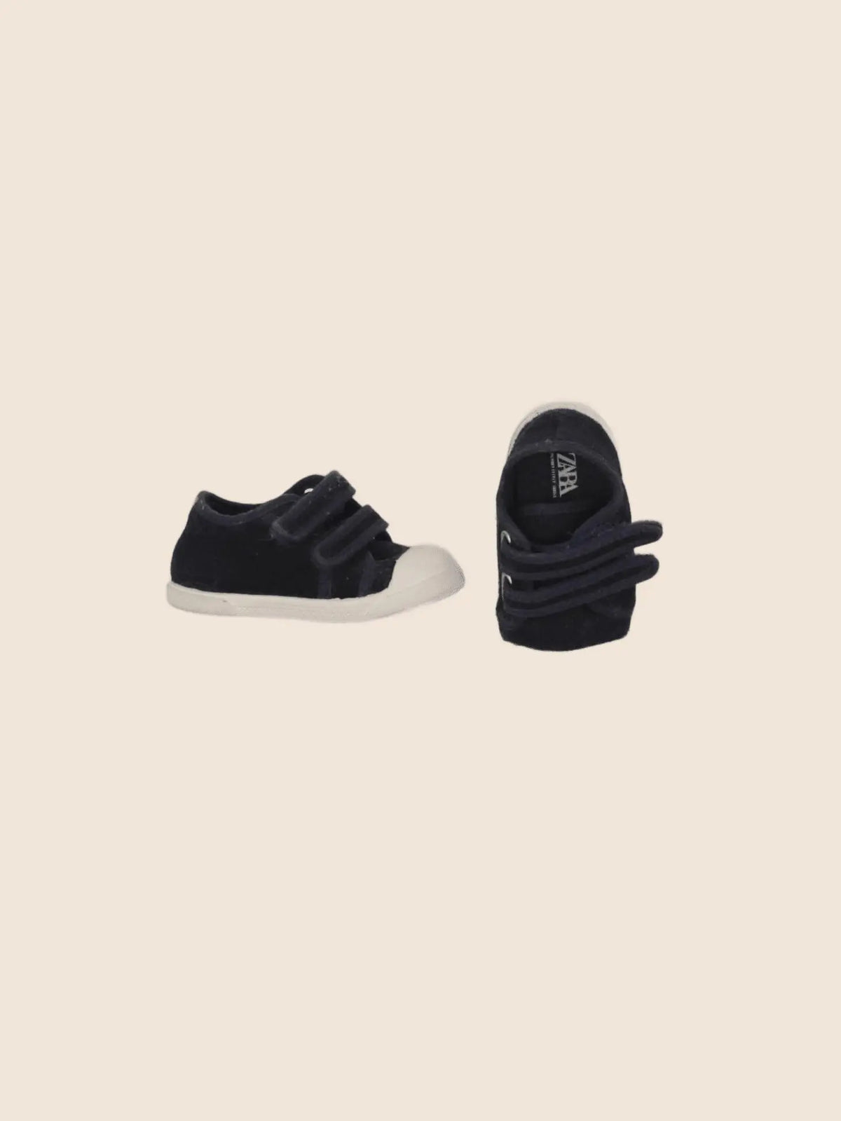 Zara - tennis à scratch/ lacets bleu - pointure 18