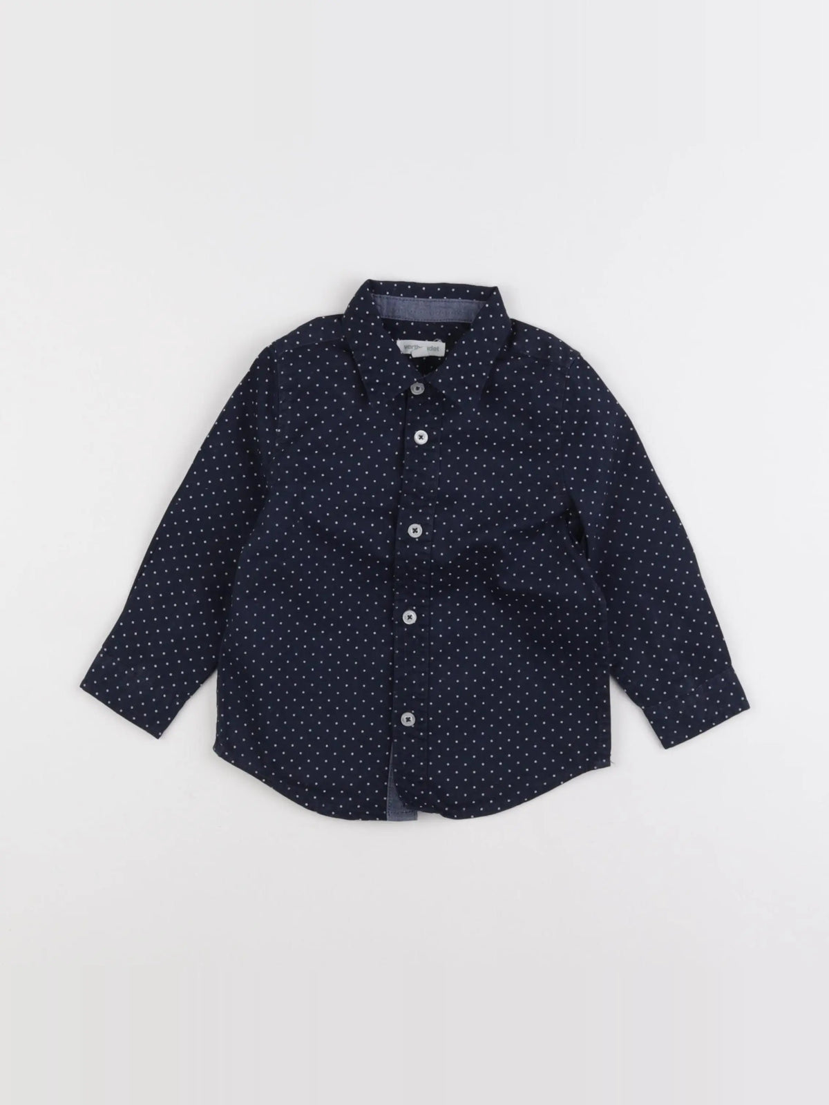 Vertbaudet - chemise bleu - 2 ans
