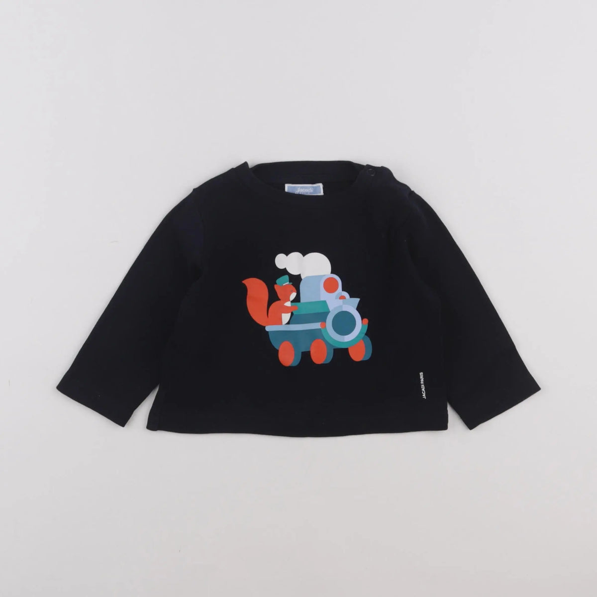 Jacadi - sweat bleu - 12 mois