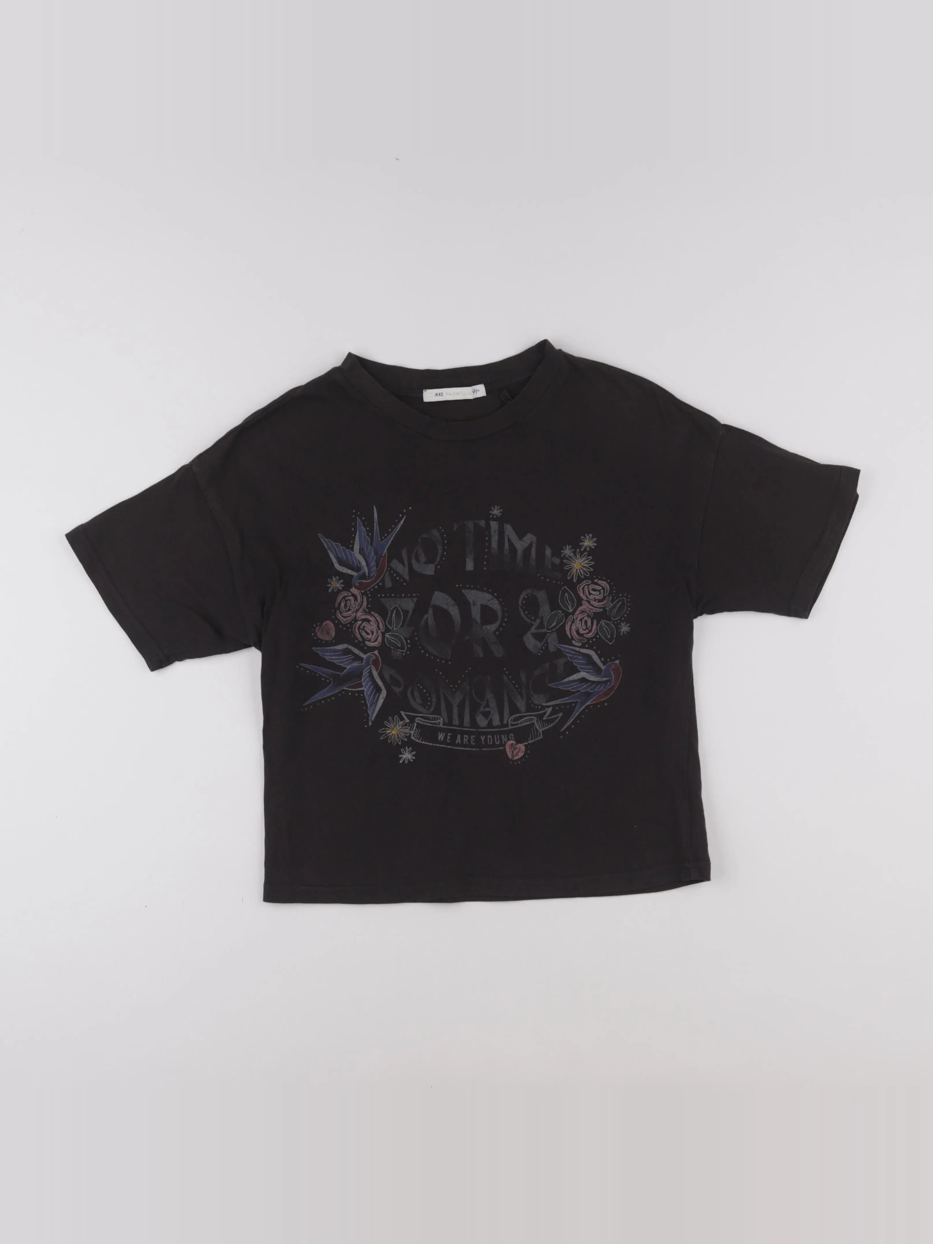 IKKS - tee-shirt gris - 10 ans