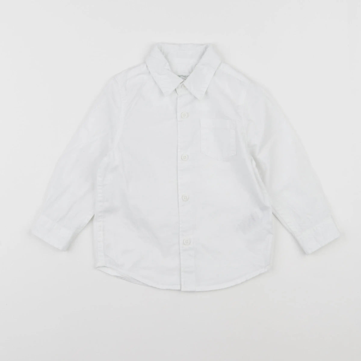 Vertbaudet - chemise blanc - 2 ans