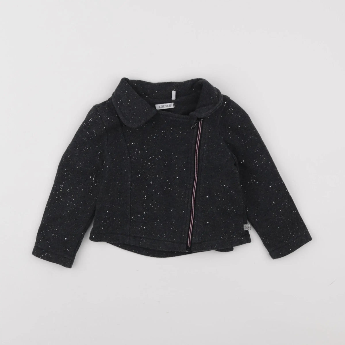 IKKS - veste imprimé au dos gris - 2 ans