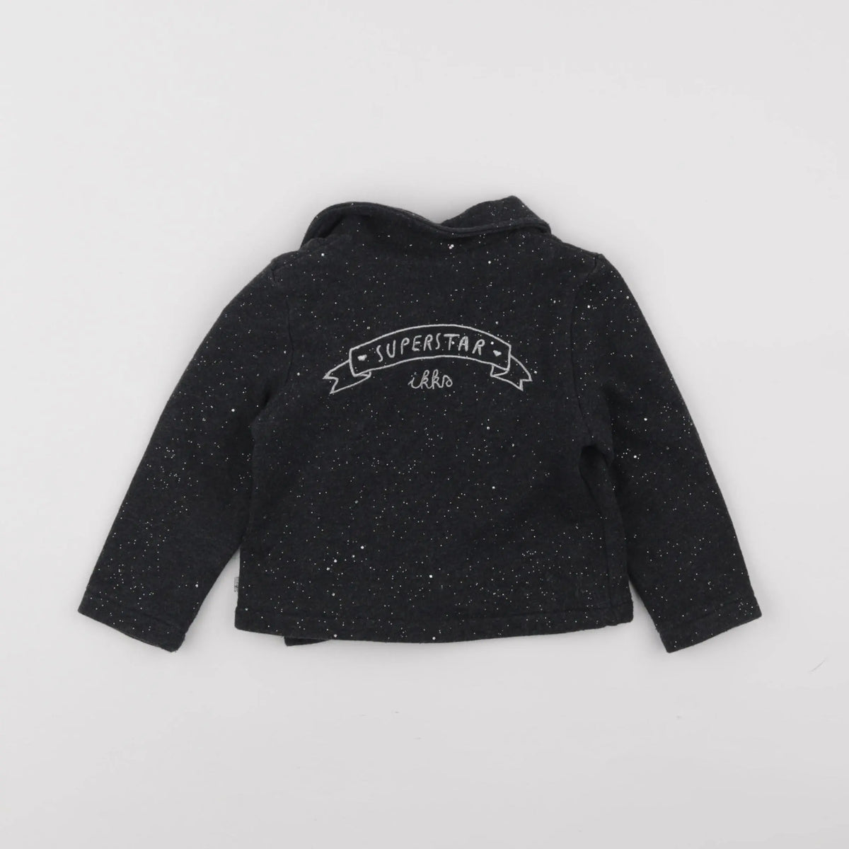 IKKS - veste imprimé au dos gris - 2 ans