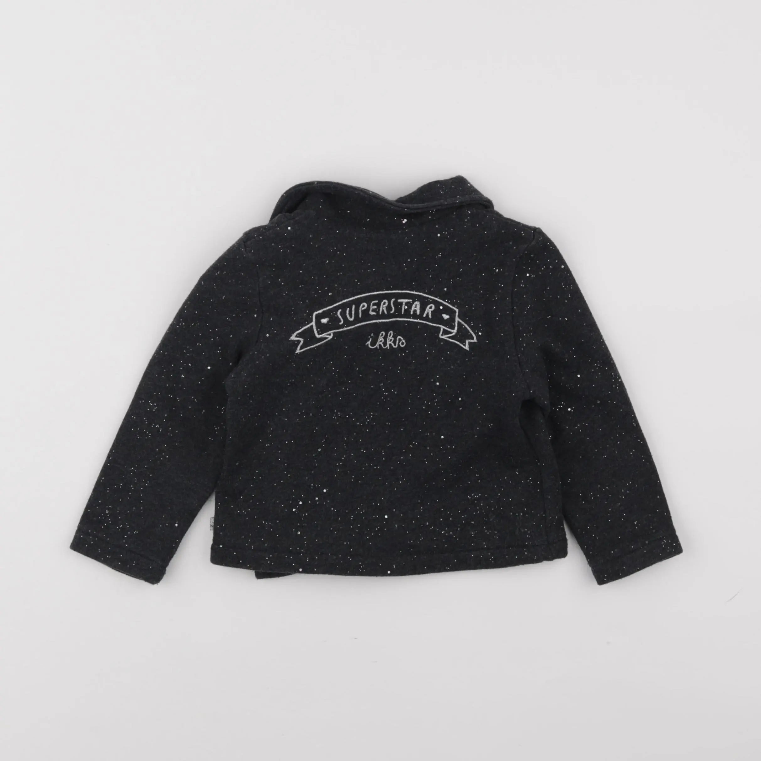 IKKS - veste imprimé au dos gris - 2 ans