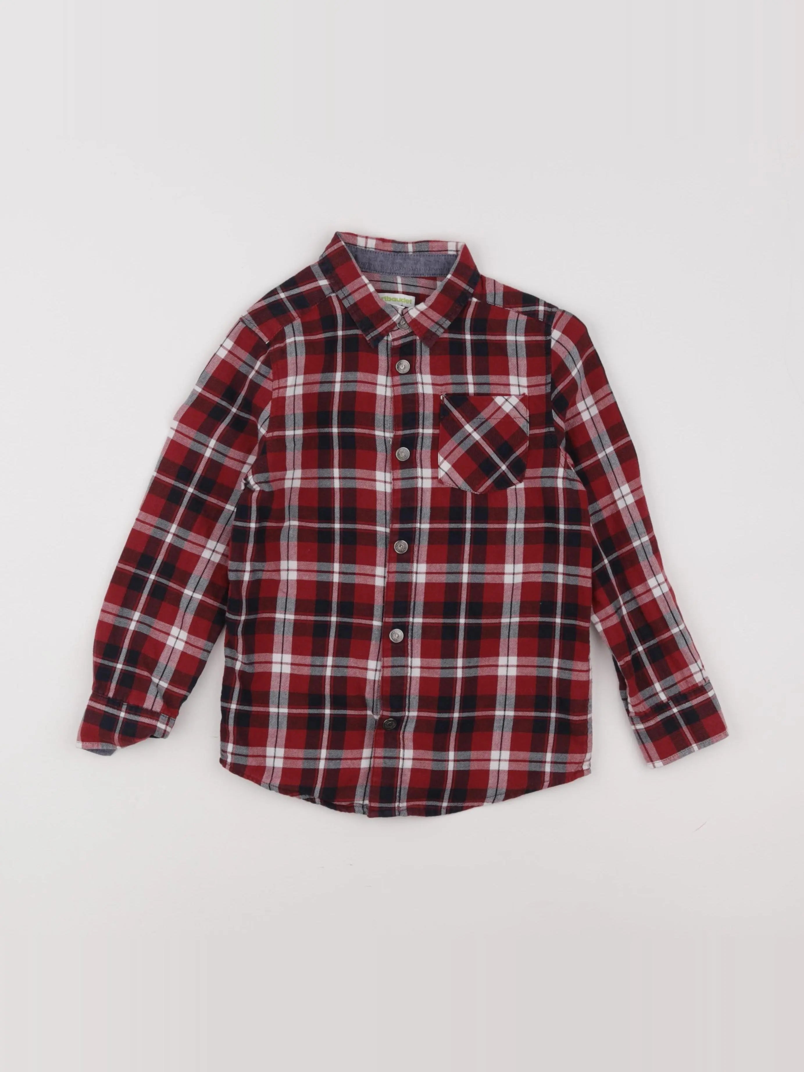 Vertbaudet - chemise multicolore - 6 ans