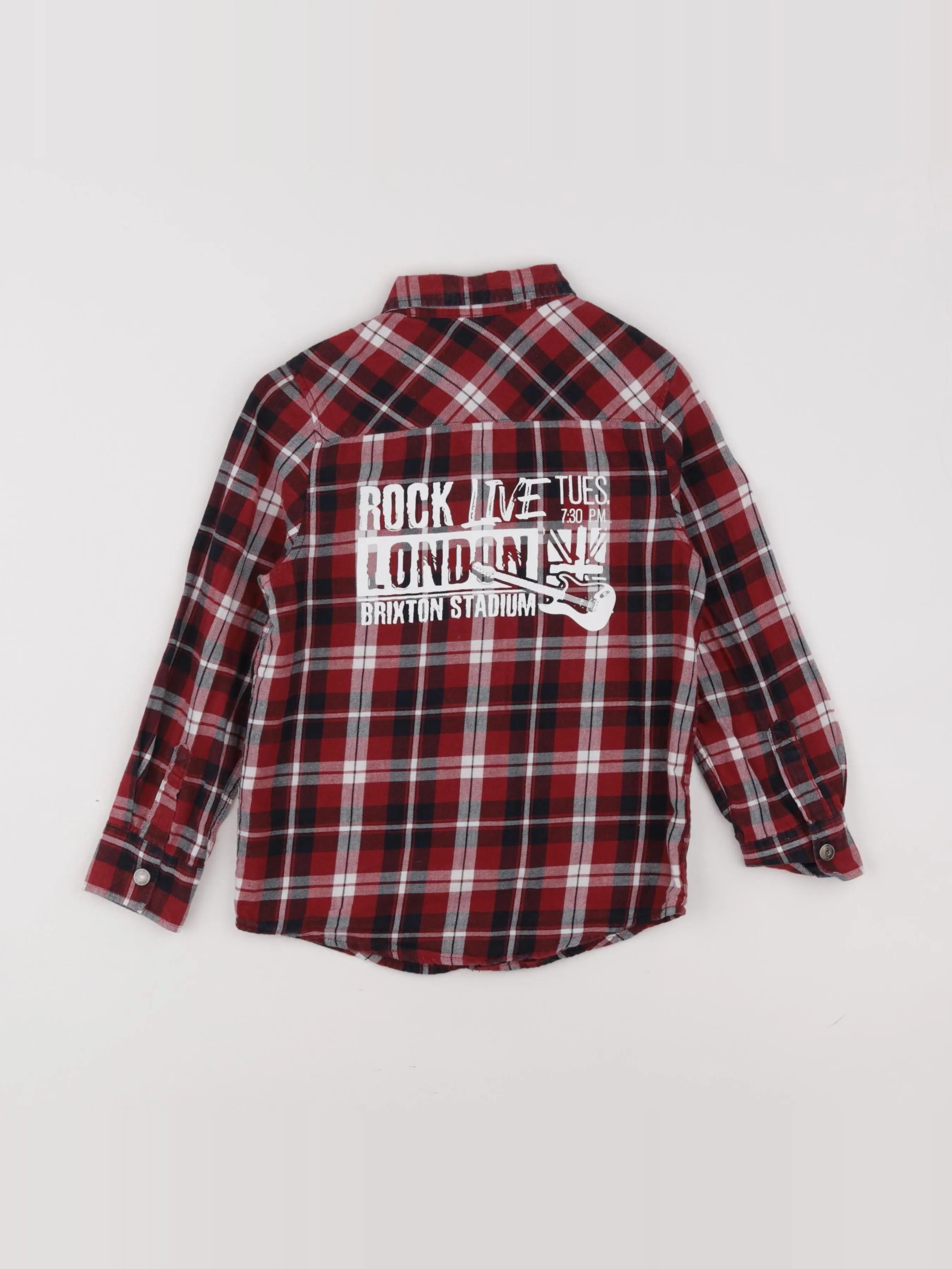 Vertbaudet - chemise multicolore - 6 ans