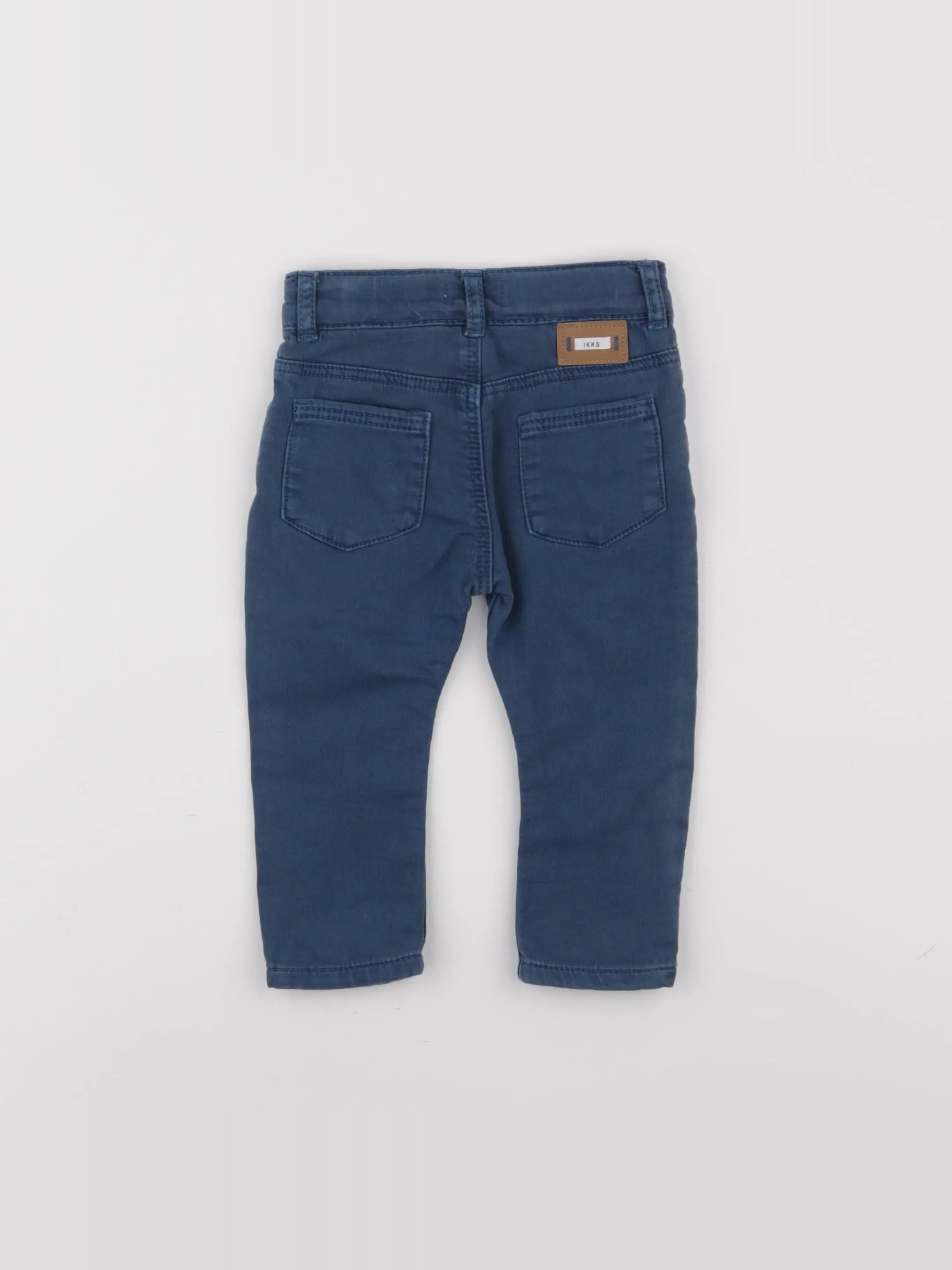 IKKS - pantalon bleu - 6 mois