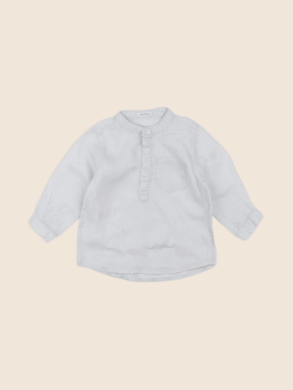 Boutchou - chemise bleu - 12 mois