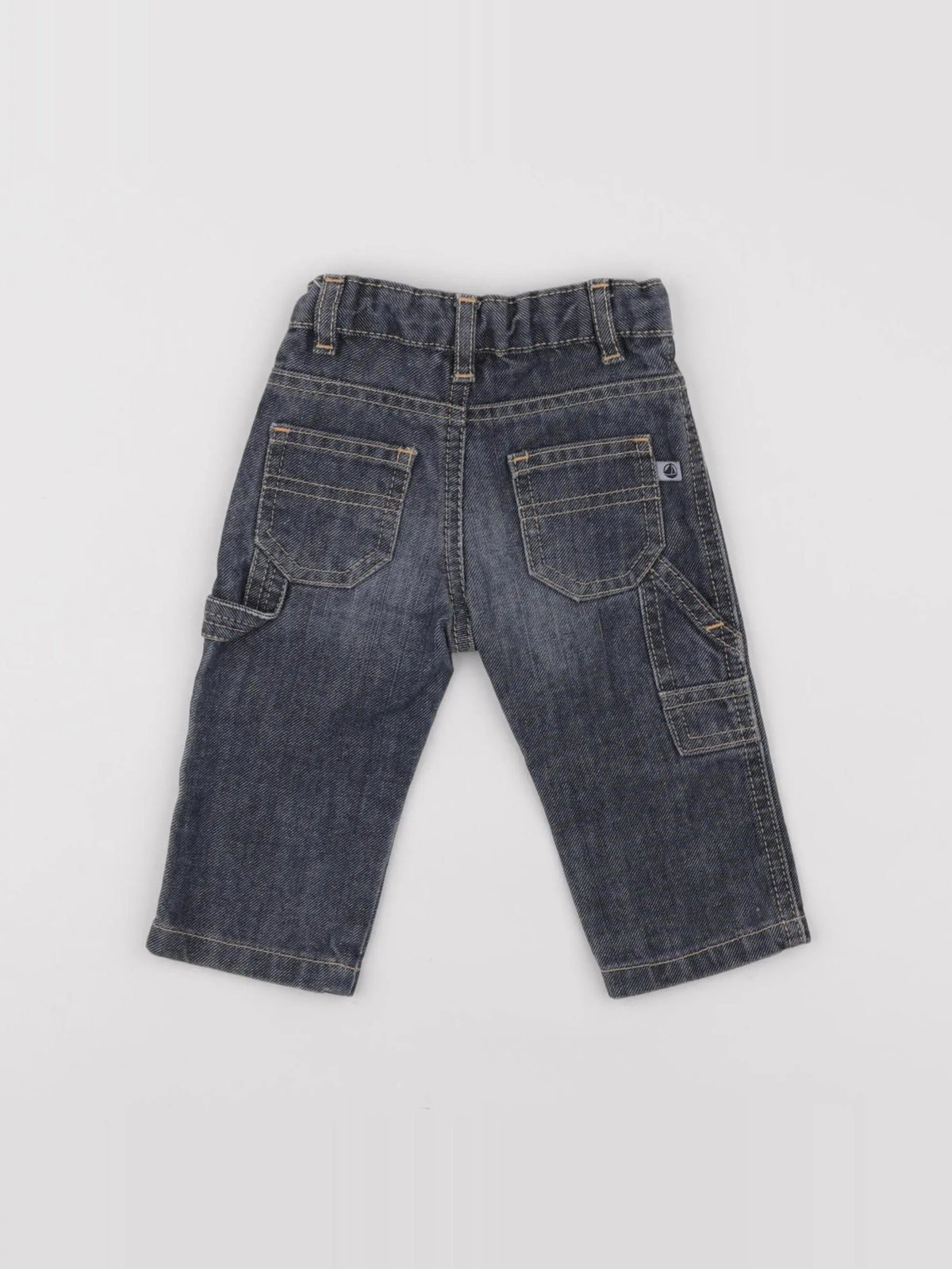 Petit Bateau - jean bleu - 6 mois