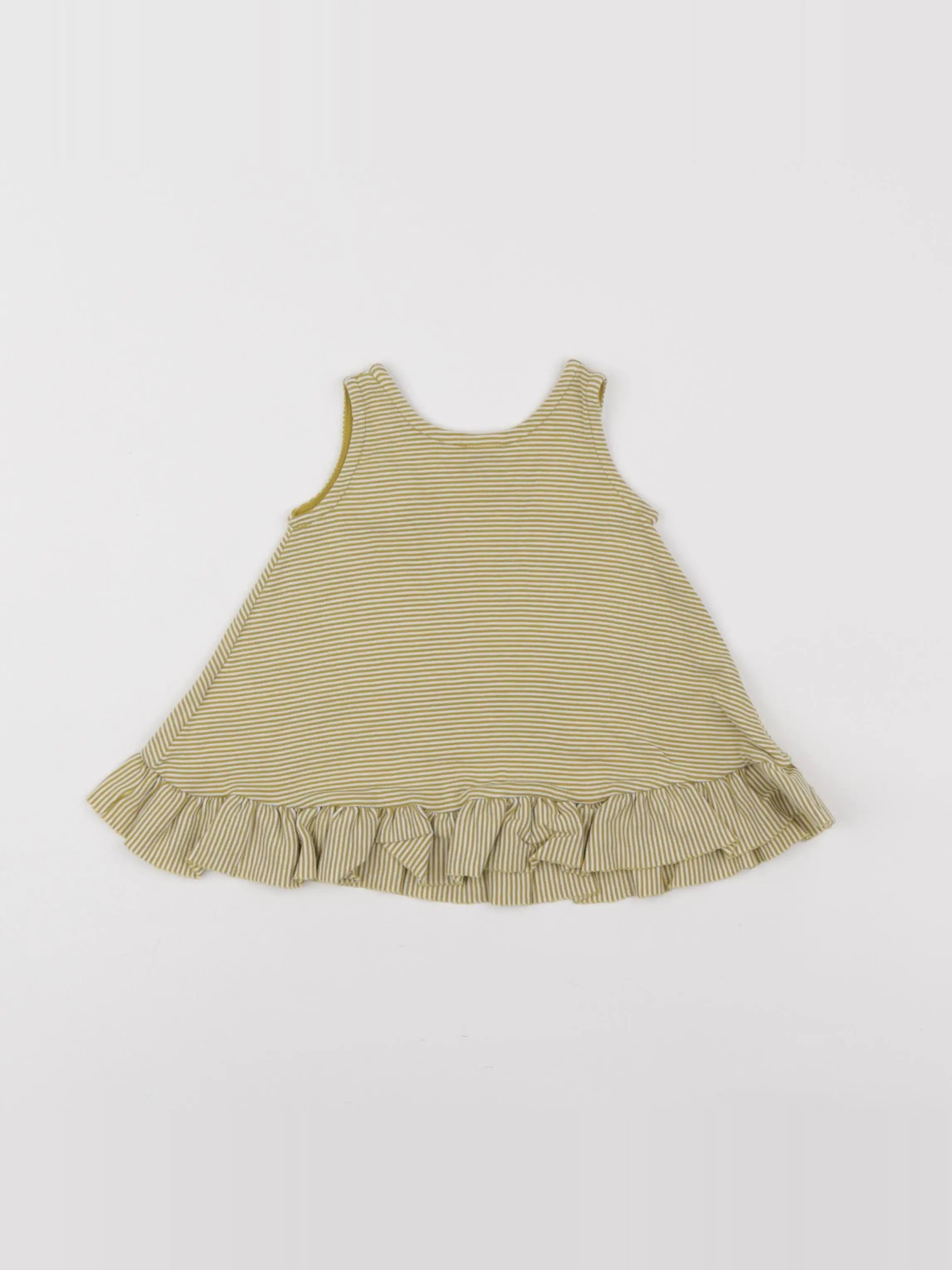 Petit Bateau - robe jaune - 3 mois