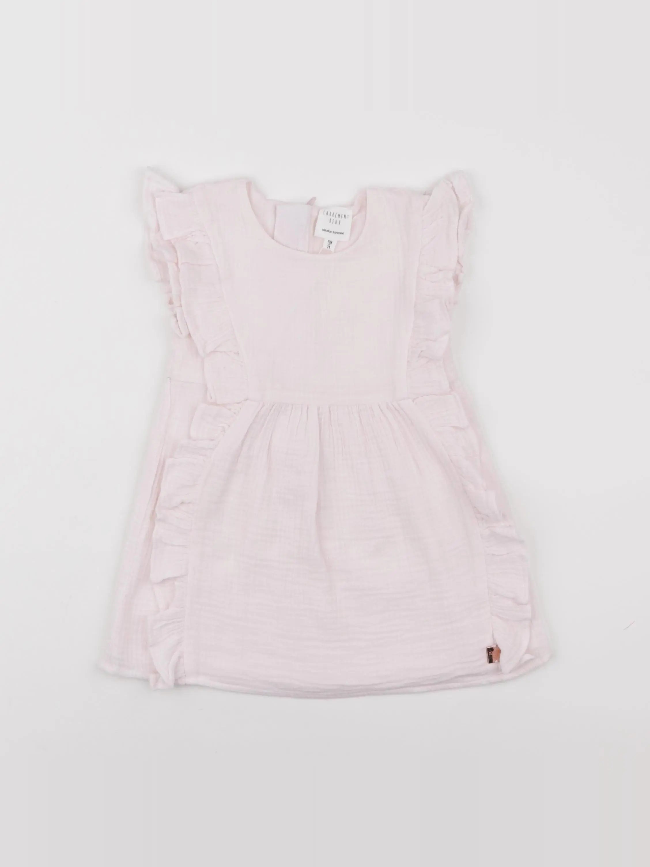 Carrément Beau - robe rose - 12 mois