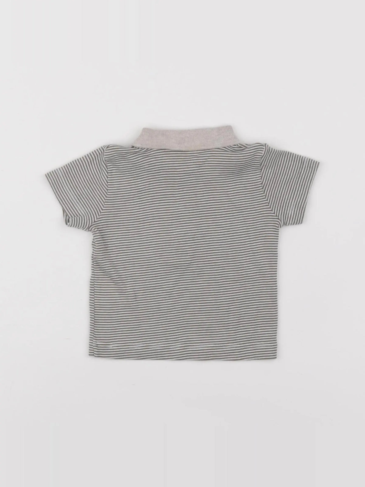 Petit Bateau - polo vert - 6 mois