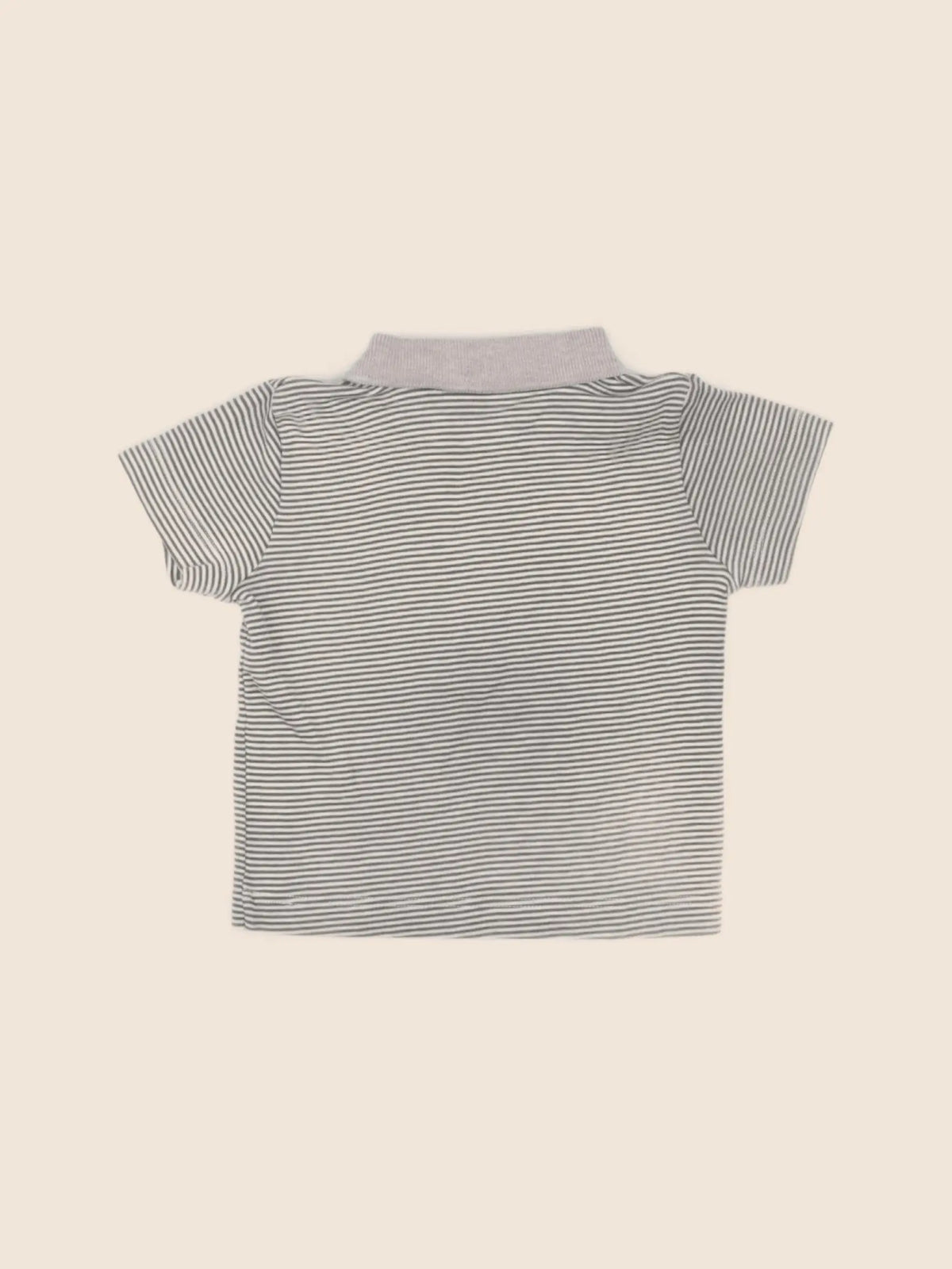 Petit Bateau - polo vert - 6 mois