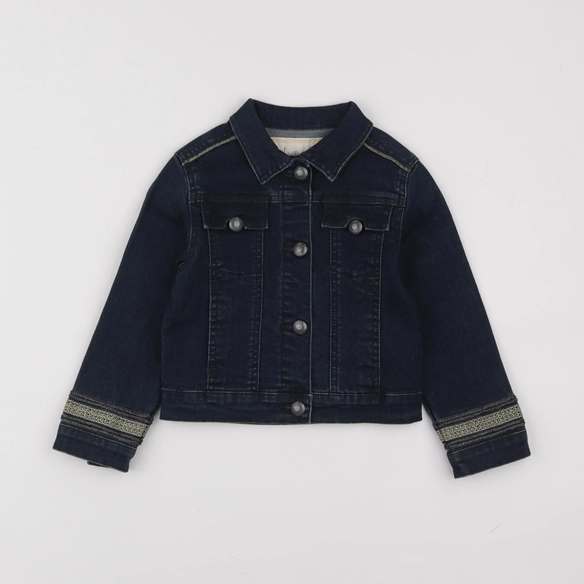 IKKS - veste imprimé au dos bleu - 4 ans