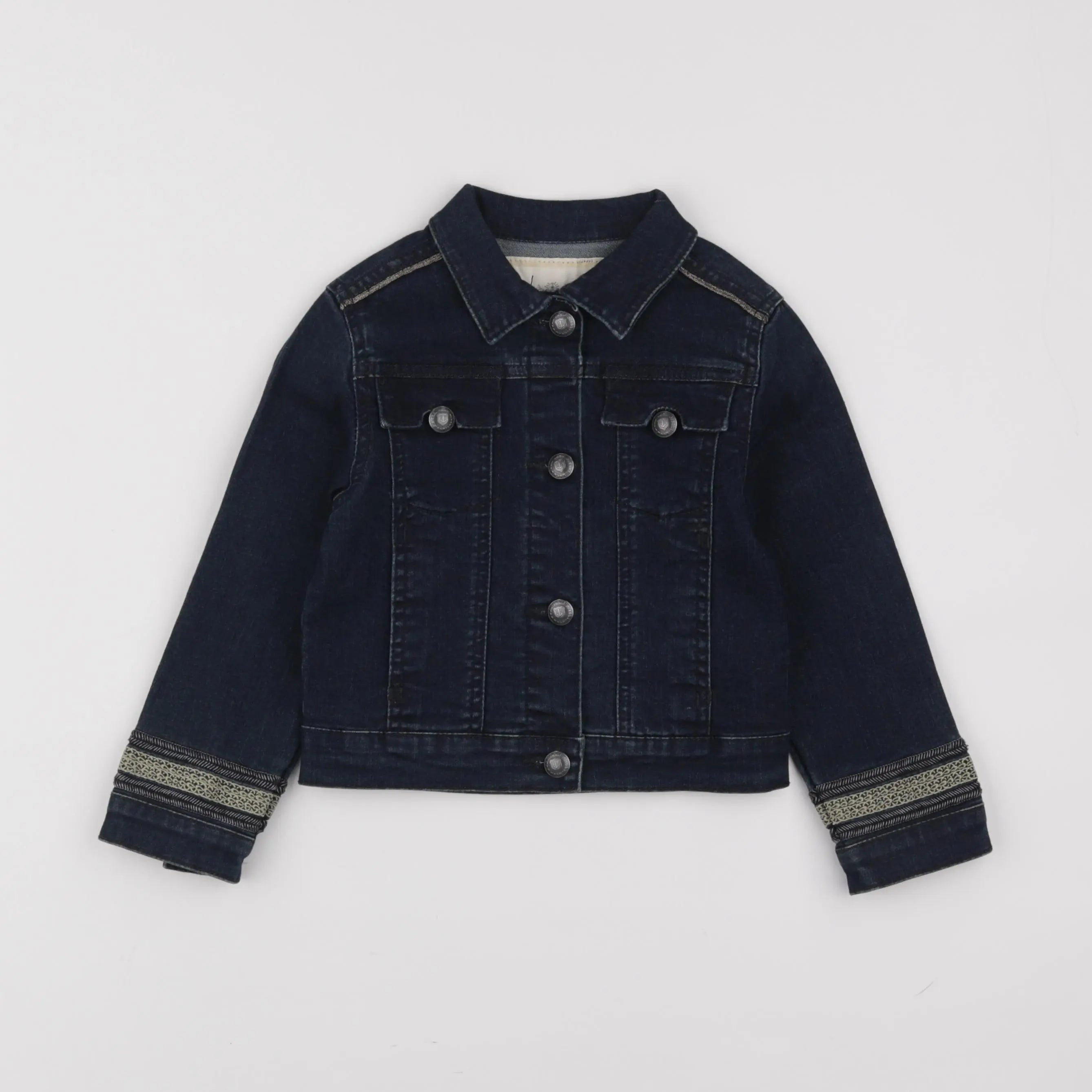 IKKS - veste imprimé au dos bleu - 4 ans