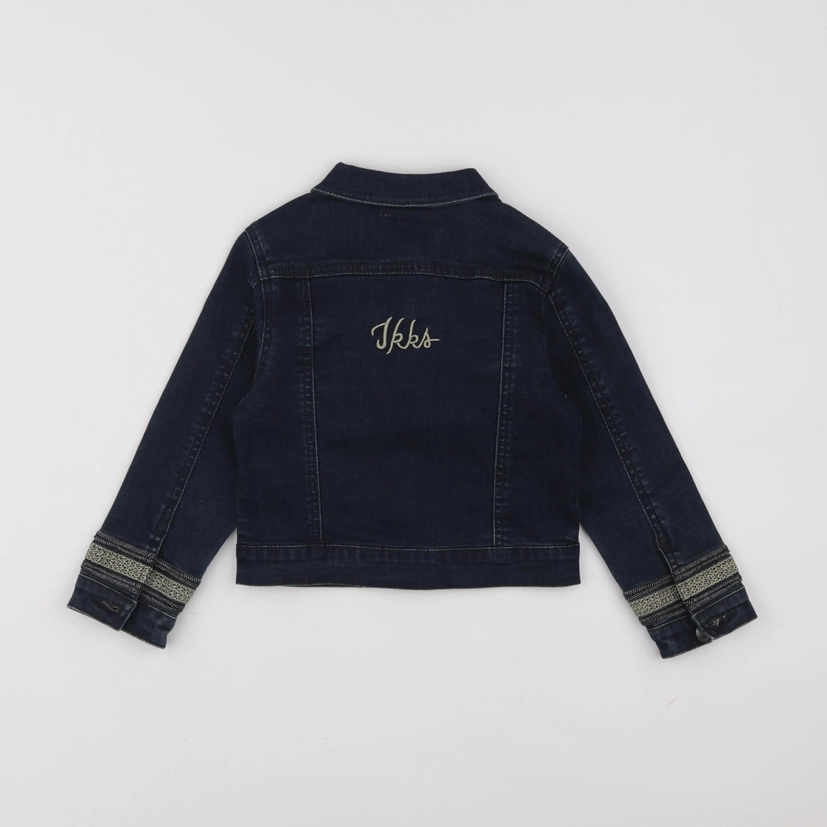 IKKS - veste imprimé au dos bleu - 4 ans