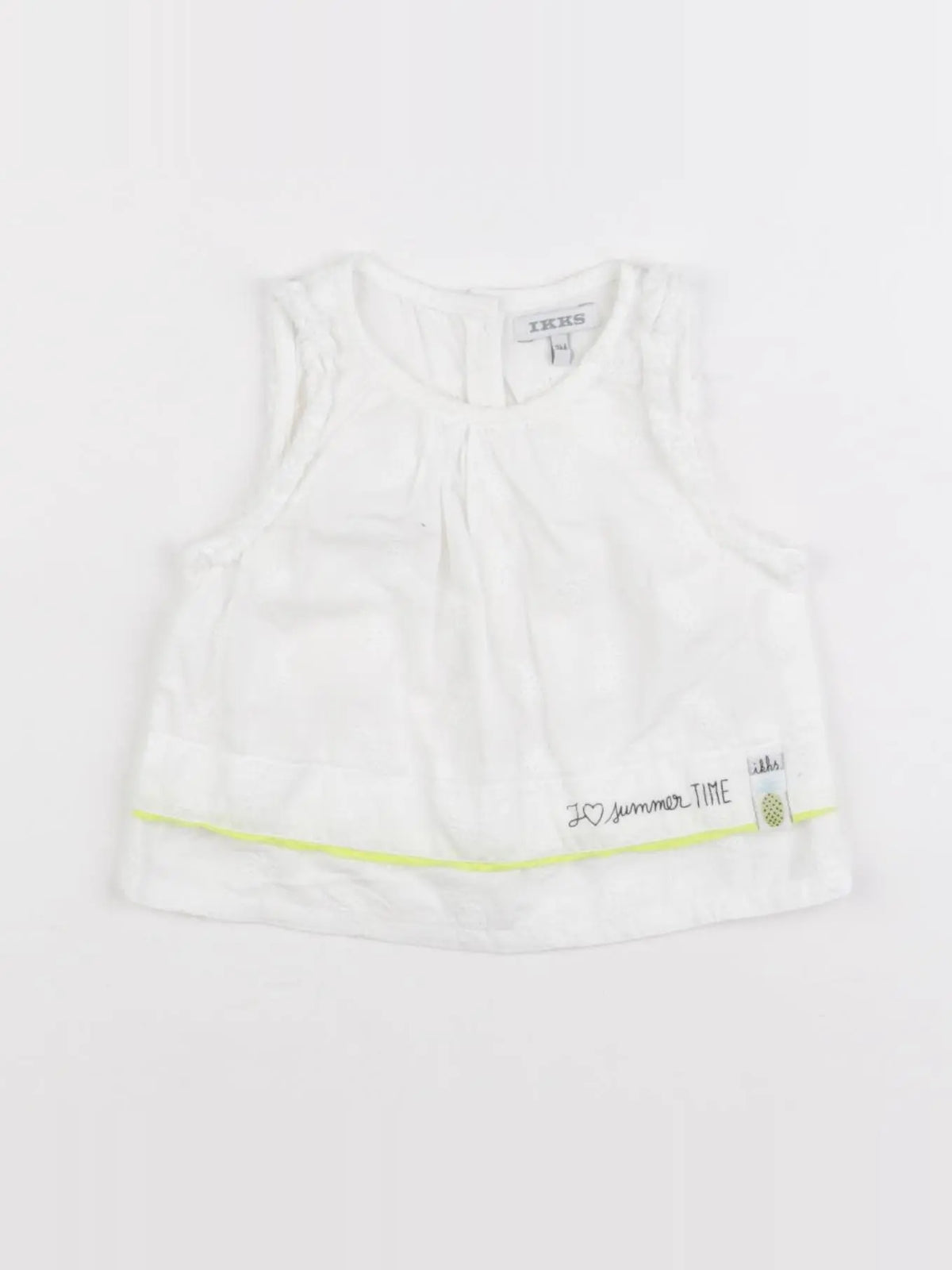 IKKS - blouse blanc - 3 mois
