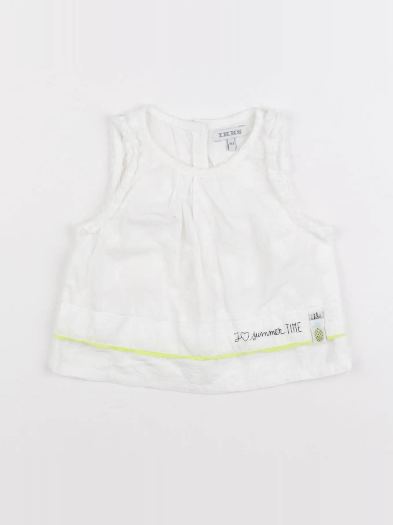 IKKS - blouse blanc - 3 mois