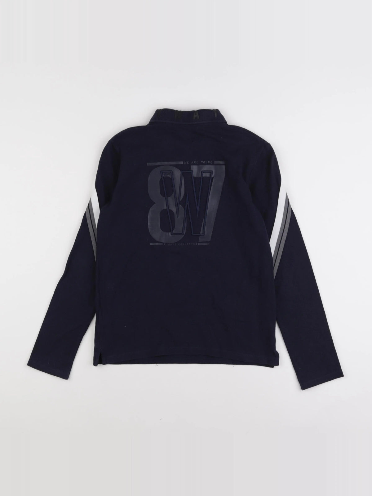 IKKS - polo imprimé au dos bleu - 12 ans