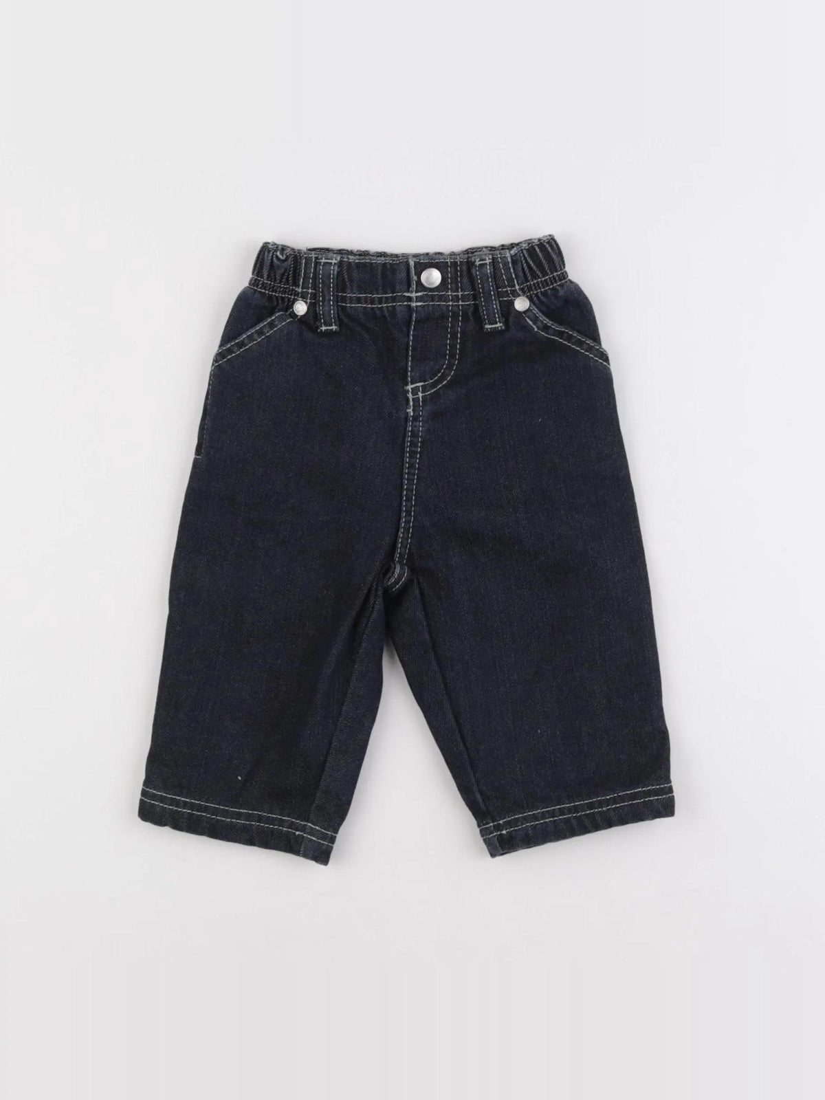 Petit Bateau - jean bleu - 6 mois