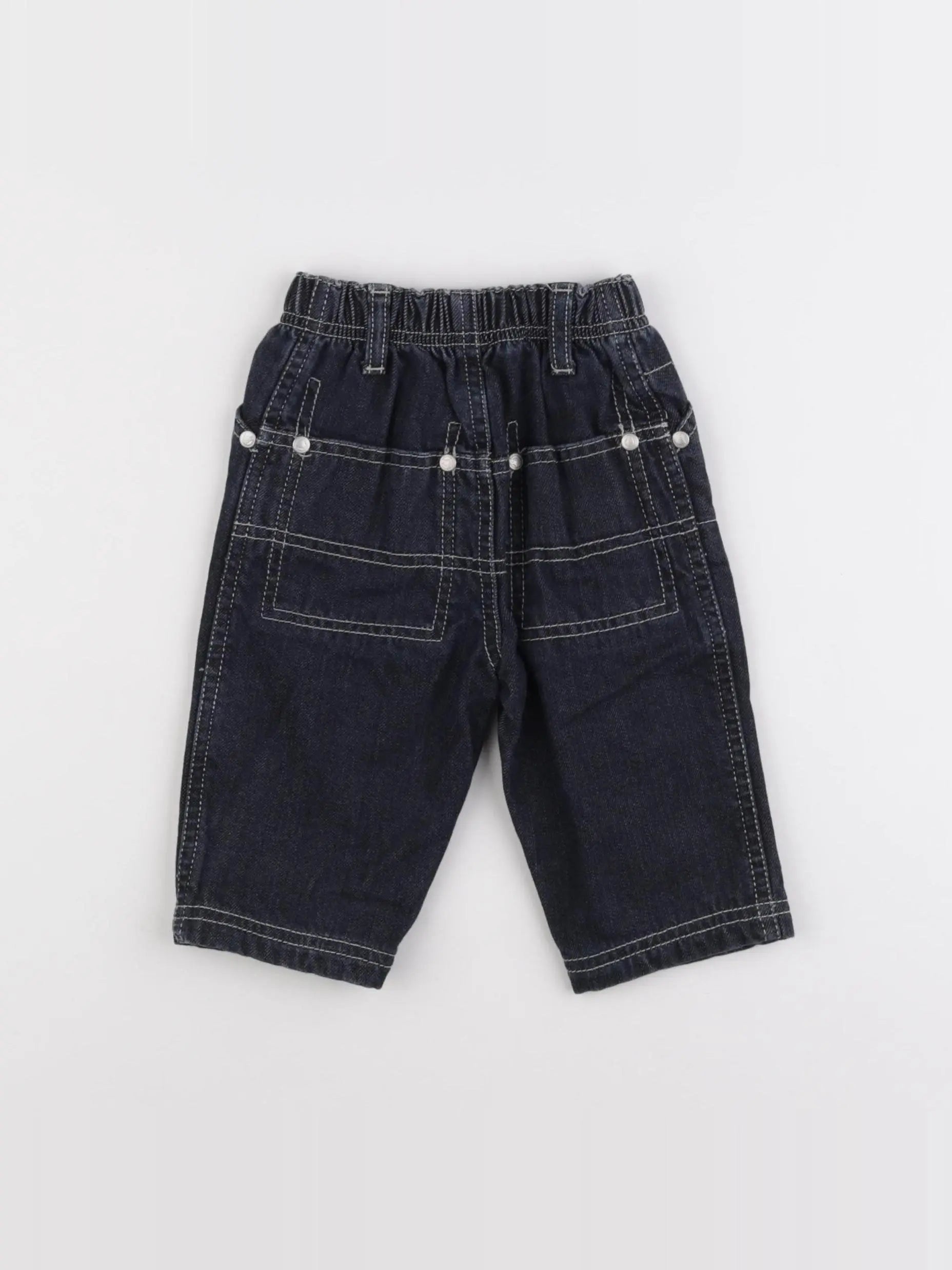 Petit Bateau - jean bleu - 6 mois
